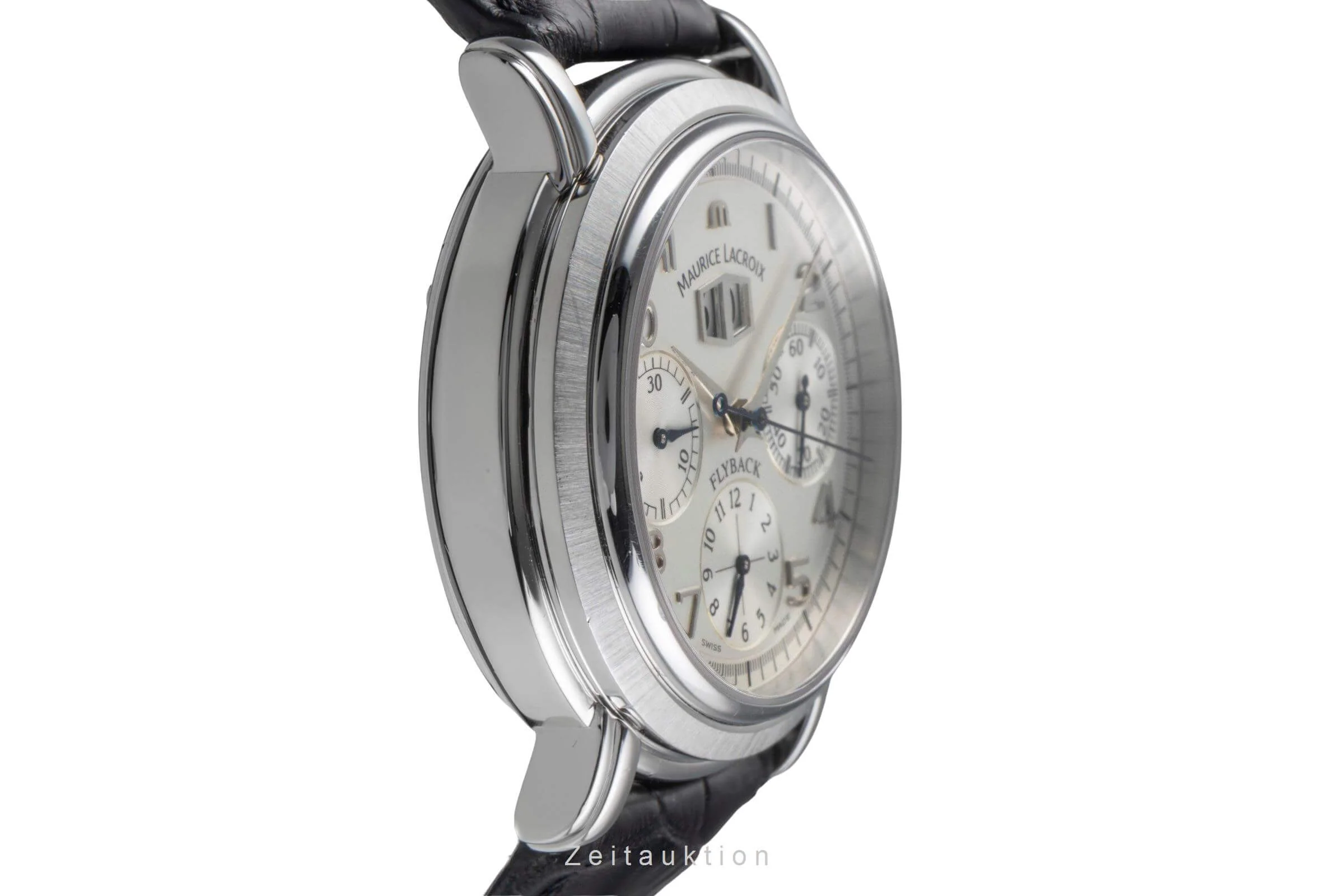 Maurice Lacroix Masterpiece Flyback chronograph steel automatic men's watch 05826  [2501292] - Image 8