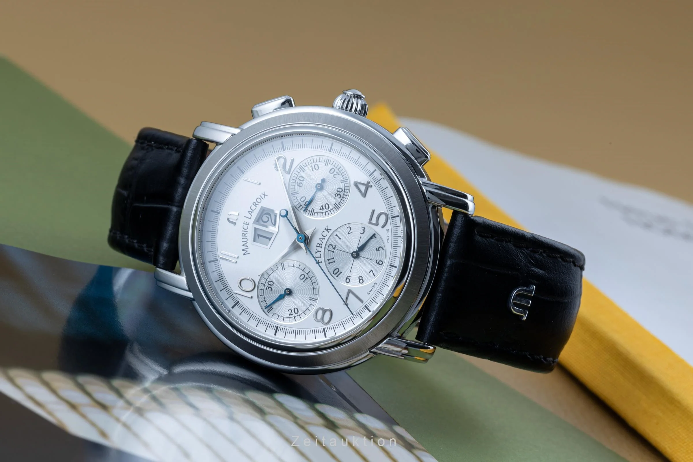 Maurice Lacroix Masterpiece Flyback chronograph steel automatic men's watch MP6098  [2303577] - Image 2