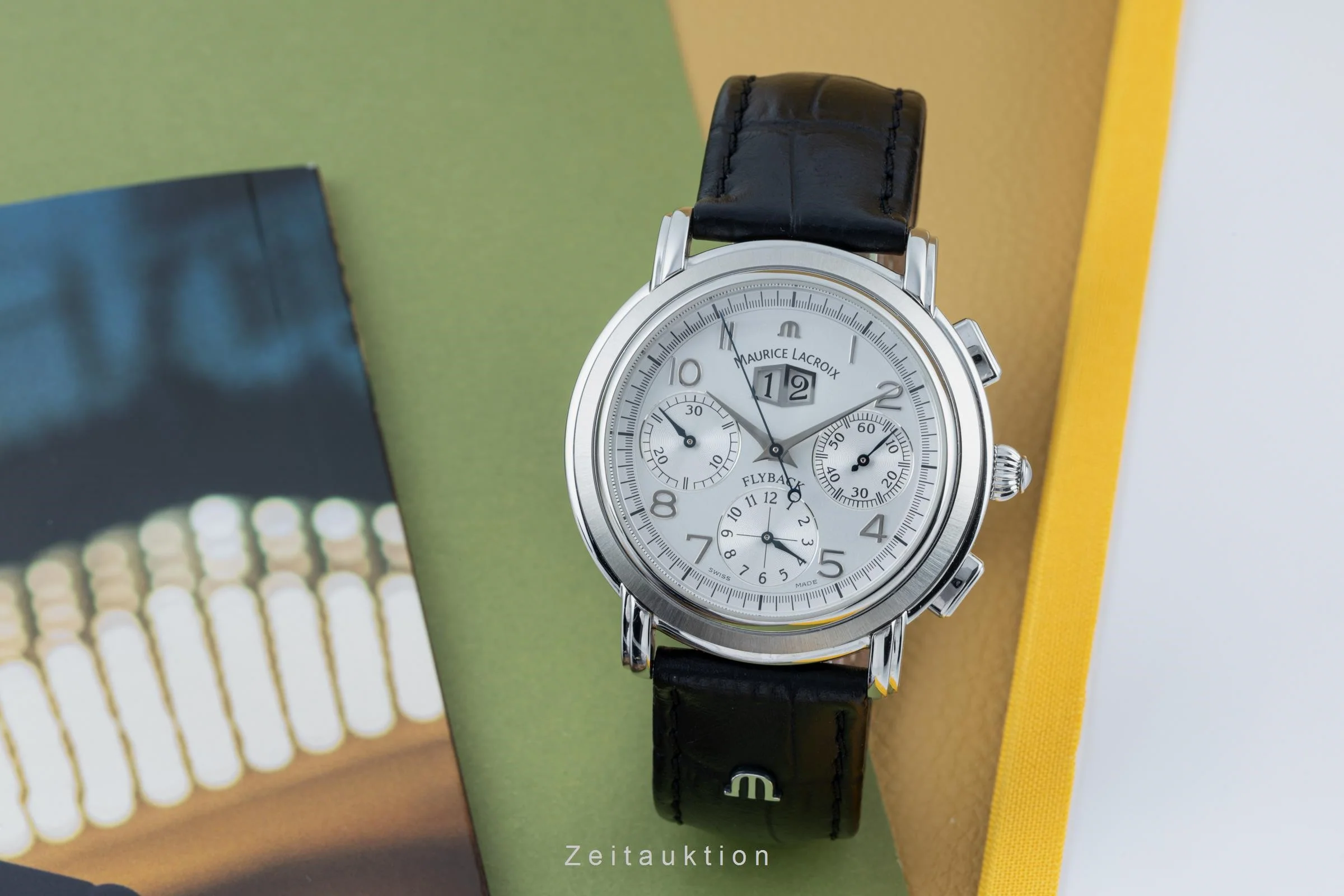 Maurice Lacroix Masterpiece Flyback chronograph steel automatic men's watch MP6098  [2303577] - Image 3