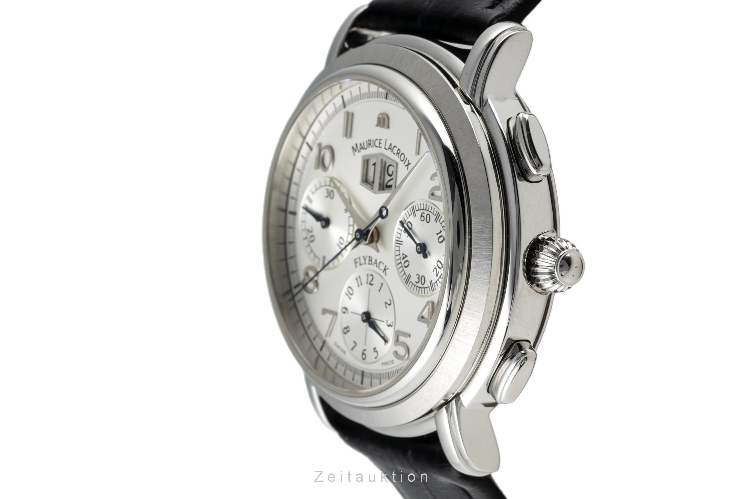 Maurice Lacroix Masterpiece Flyback chronograph steel automatic men's watch MP6098  [2303577] - Image 6
