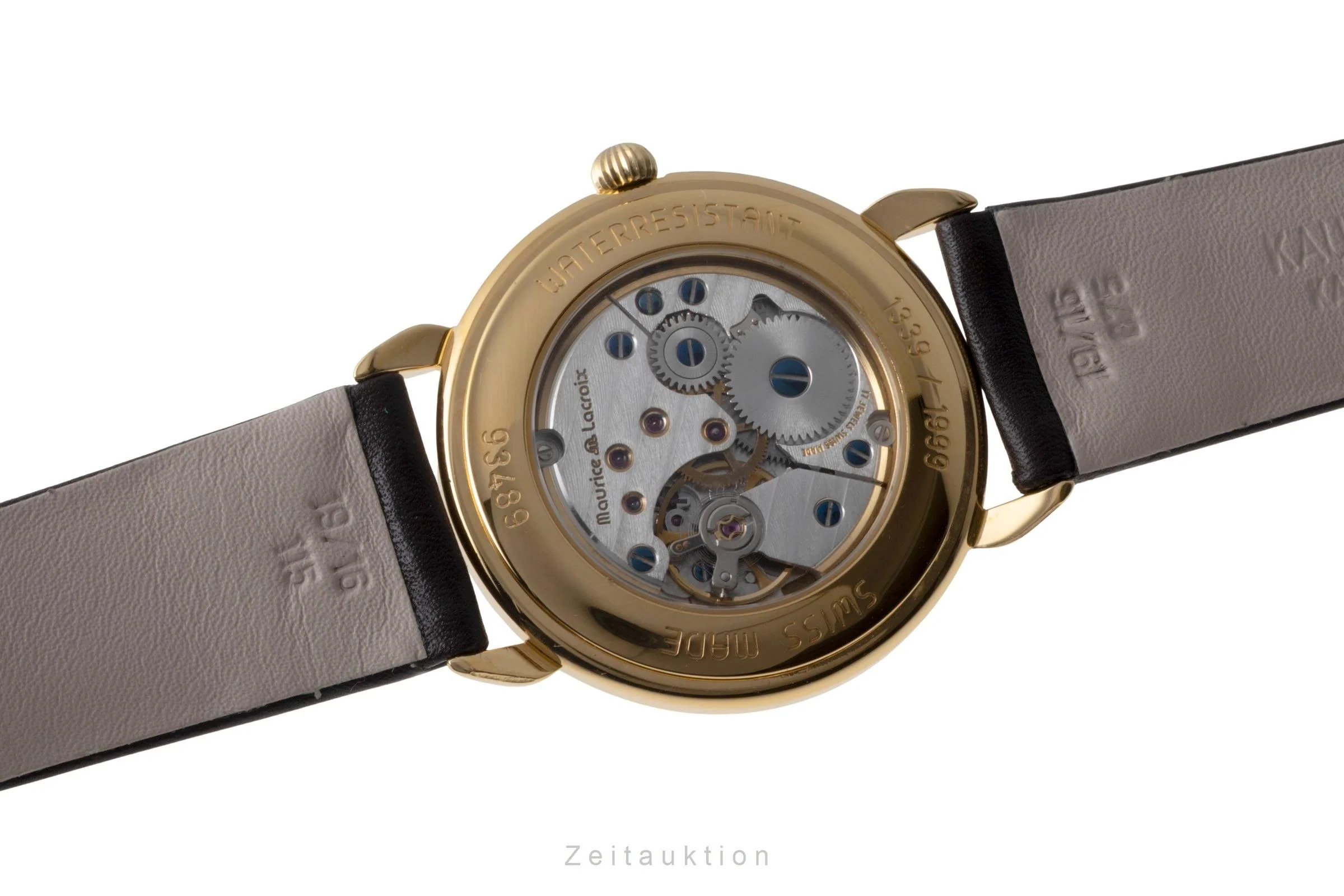 Maurice Lacroix Masterpiece gilt-brass manual winding men's watch 93489 Limited  [2600056] - Image 13