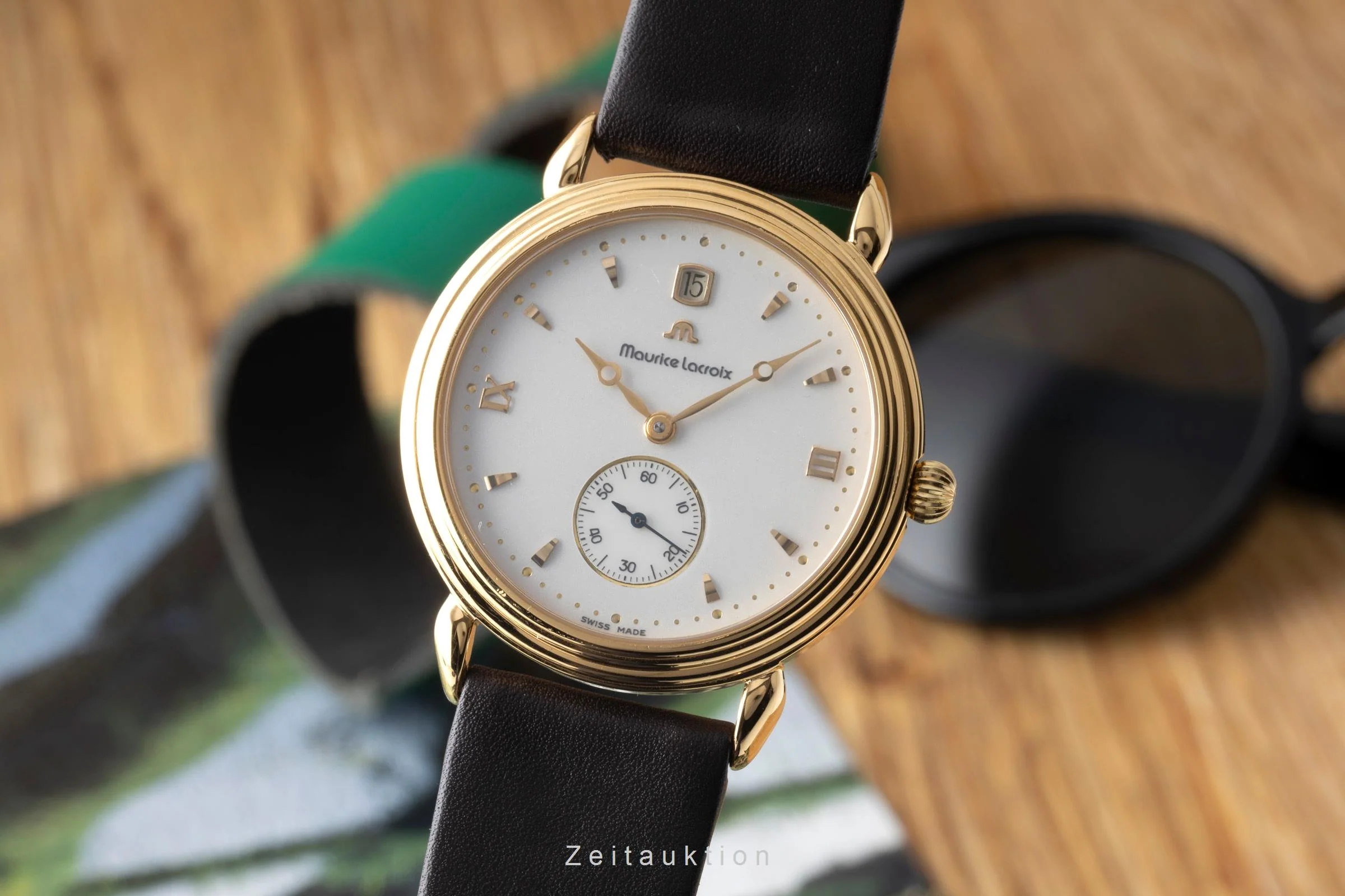 Maurice Lacroix Masterpiece gilt-brass manual winding men's watch 93489 Limited  [2600056] - Image 2