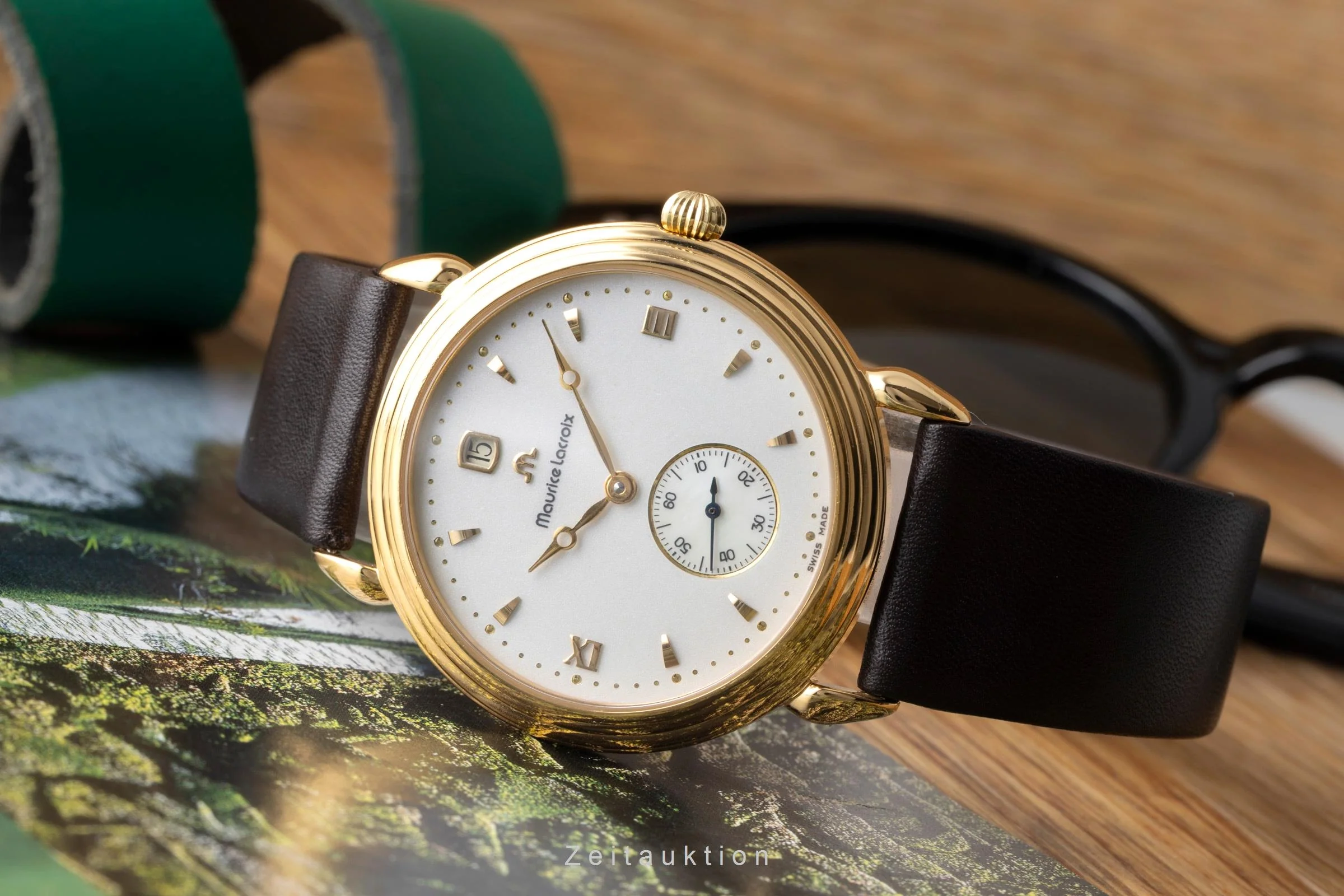 Maurice Lacroix Masterpiece gilt-brass manual winding men's watch 93489 Limited  [2600056] - Image 3