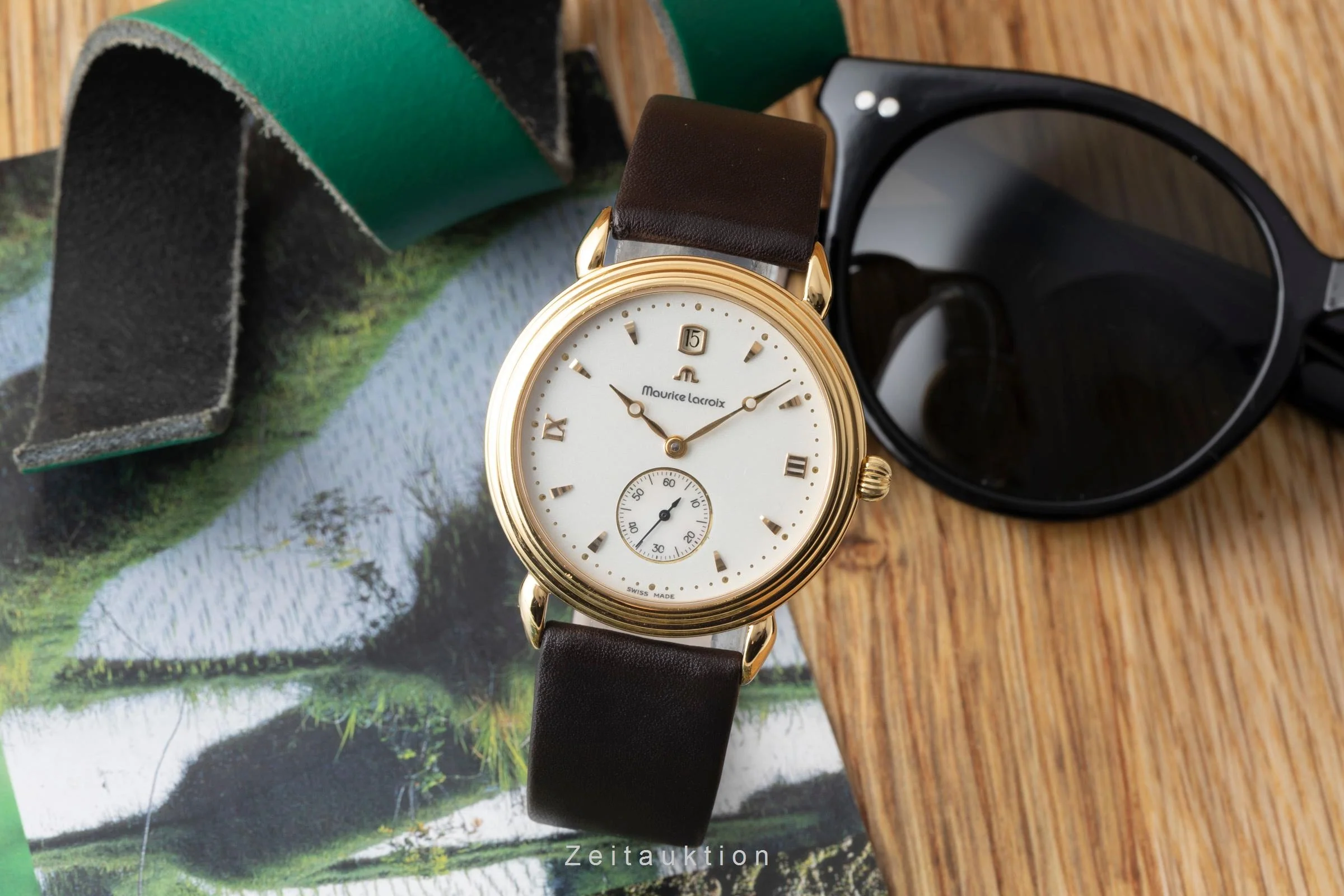 Maurice Lacroix Masterpiece gilt-brass manual winding men's watch 93489 Limited  [2600056] - Image 4