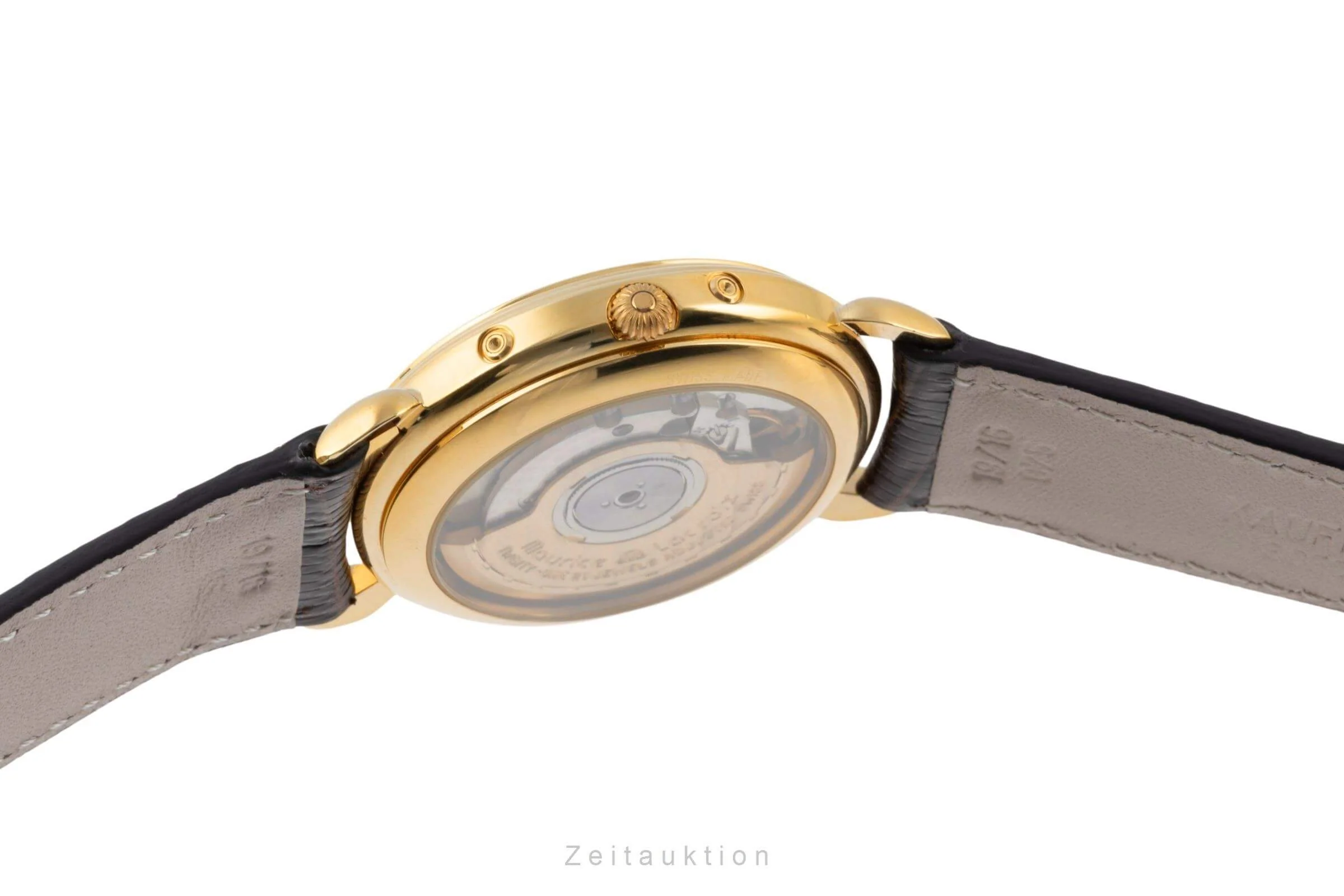 Maurice Lacroix Masterpiece gold-plated automatic men's watch 13111  [2402630] - Image 10