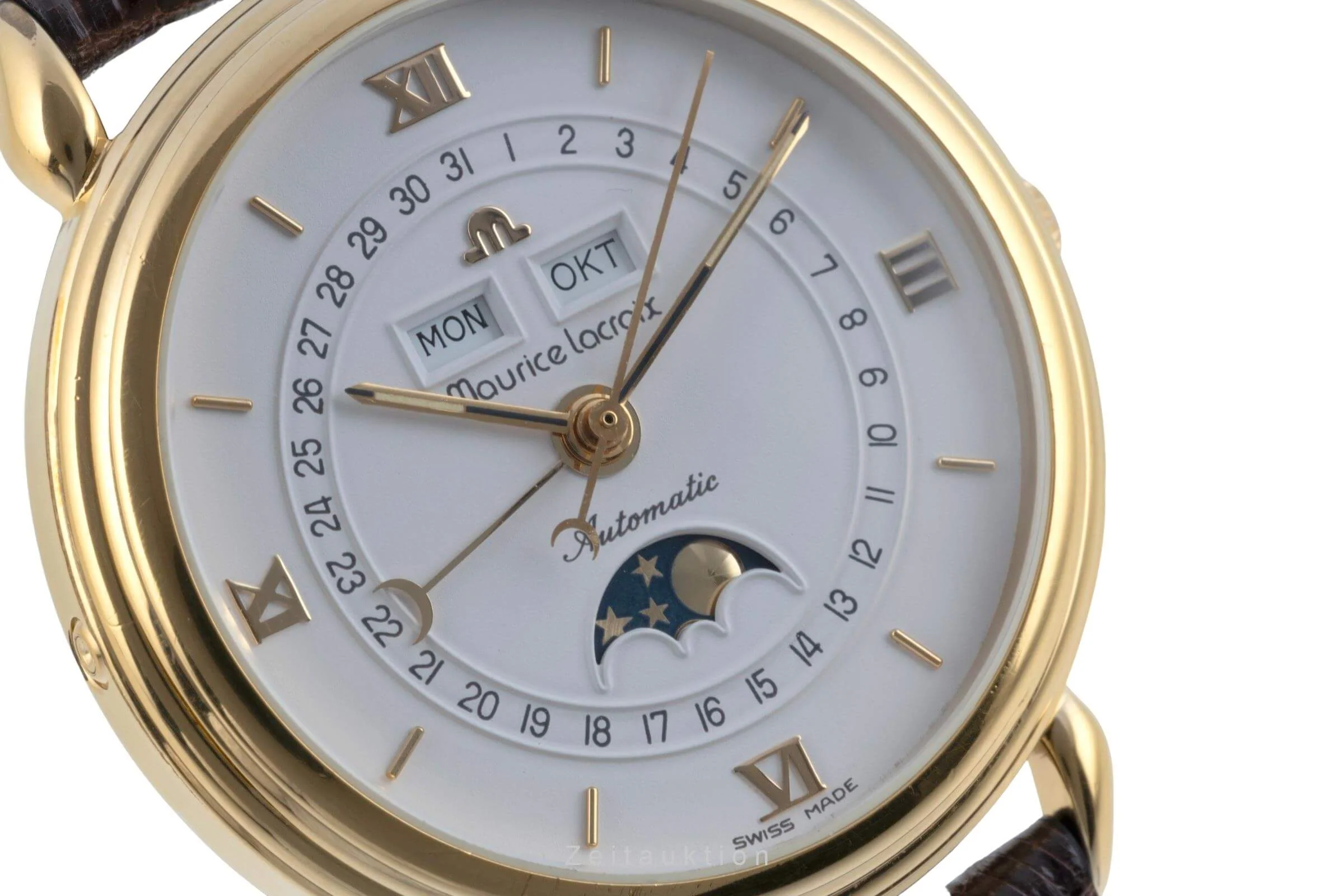 Maurice Lacroix Masterpiece gold-plated automatic men's watch 13111  [2402630] - Image 11