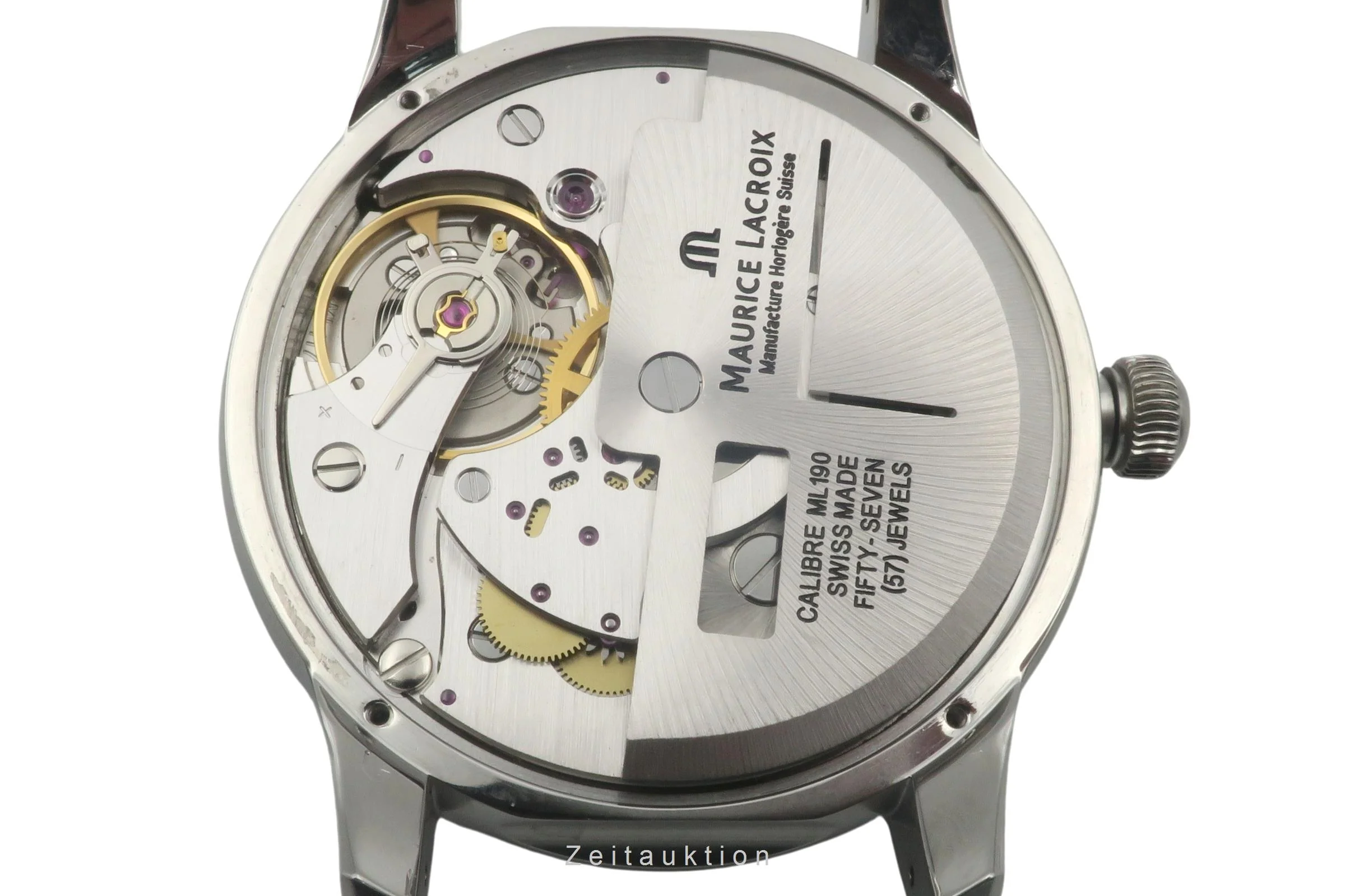 Maurice Lacroix Masterpiece steel automatic men's watch MP6508  [2505480] - Image 15