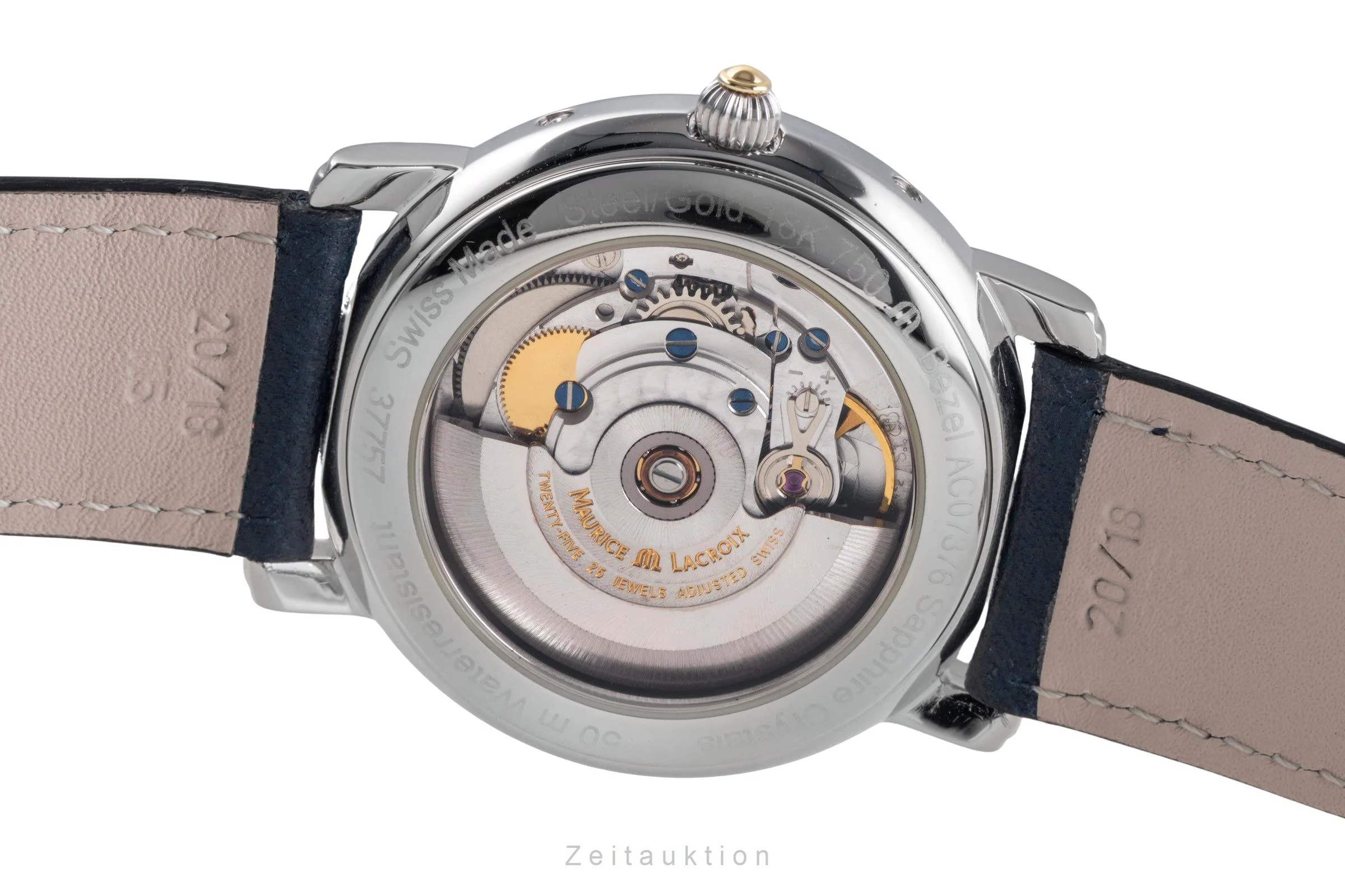Maurice Lacroix Masterpiece steel / gold automatic men's watch 37757  [2505229] - Image 12