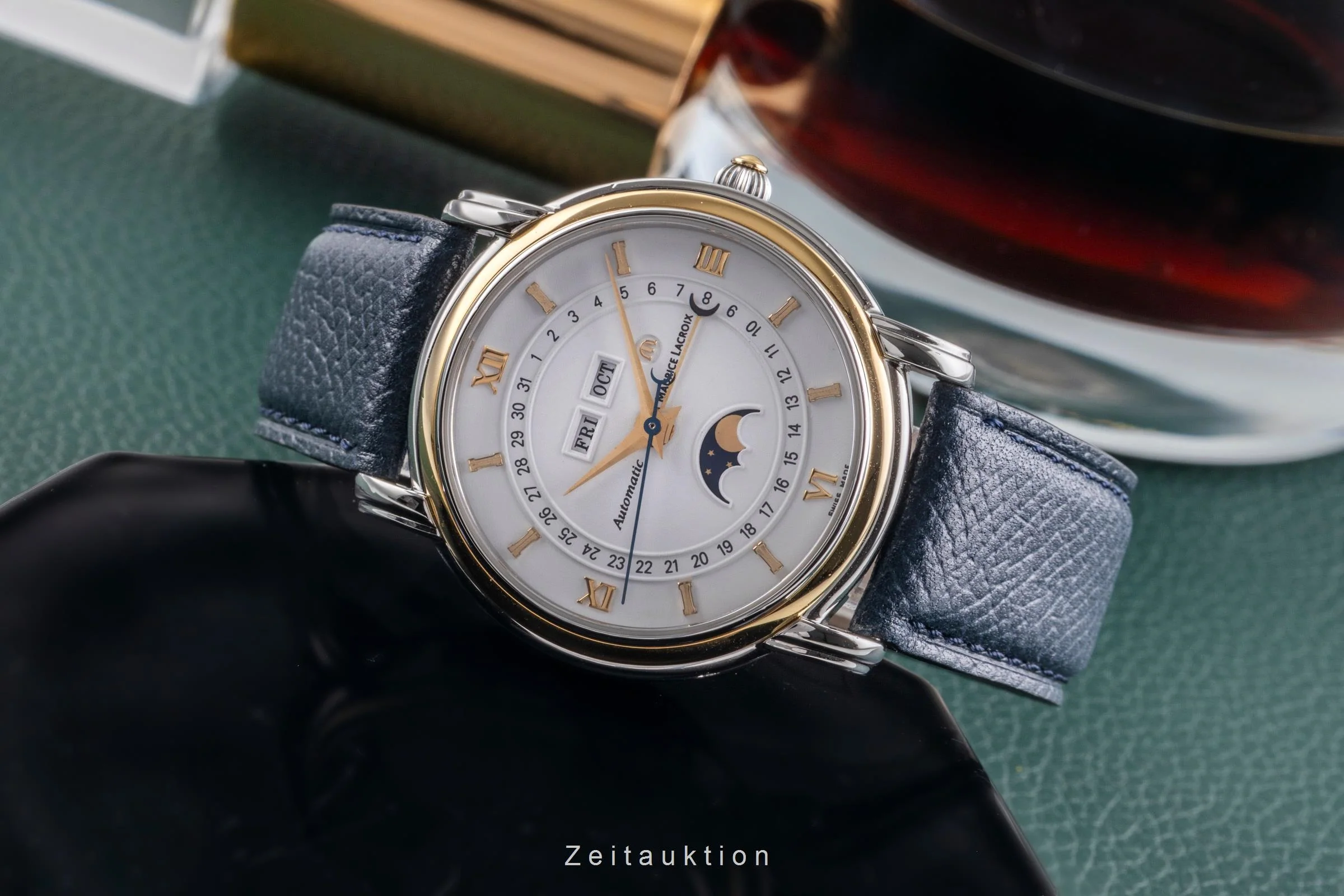 Maurice Lacroix Masterpiece steel / gold automatic men's watch 37757  [2505229] - Image 3