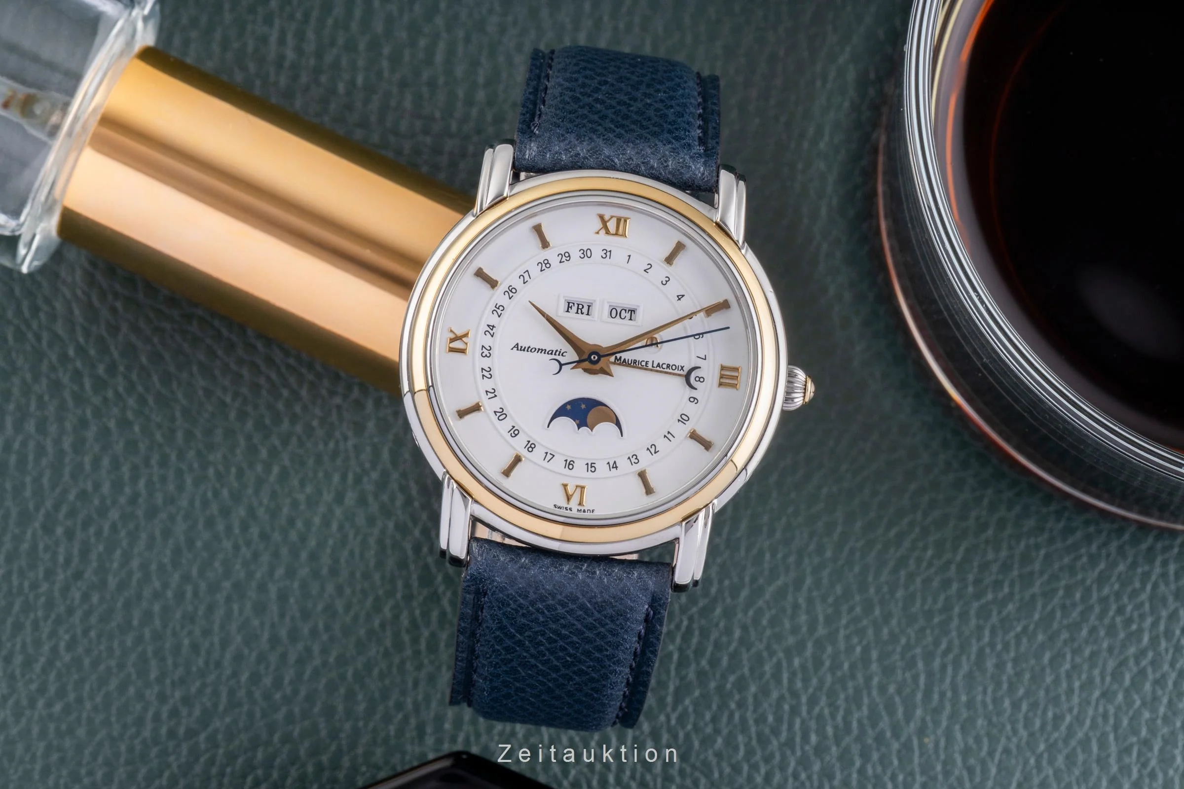Maurice Lacroix Masterpiece steel / gold automatic men's watch 37757  [2505229] - Image 4