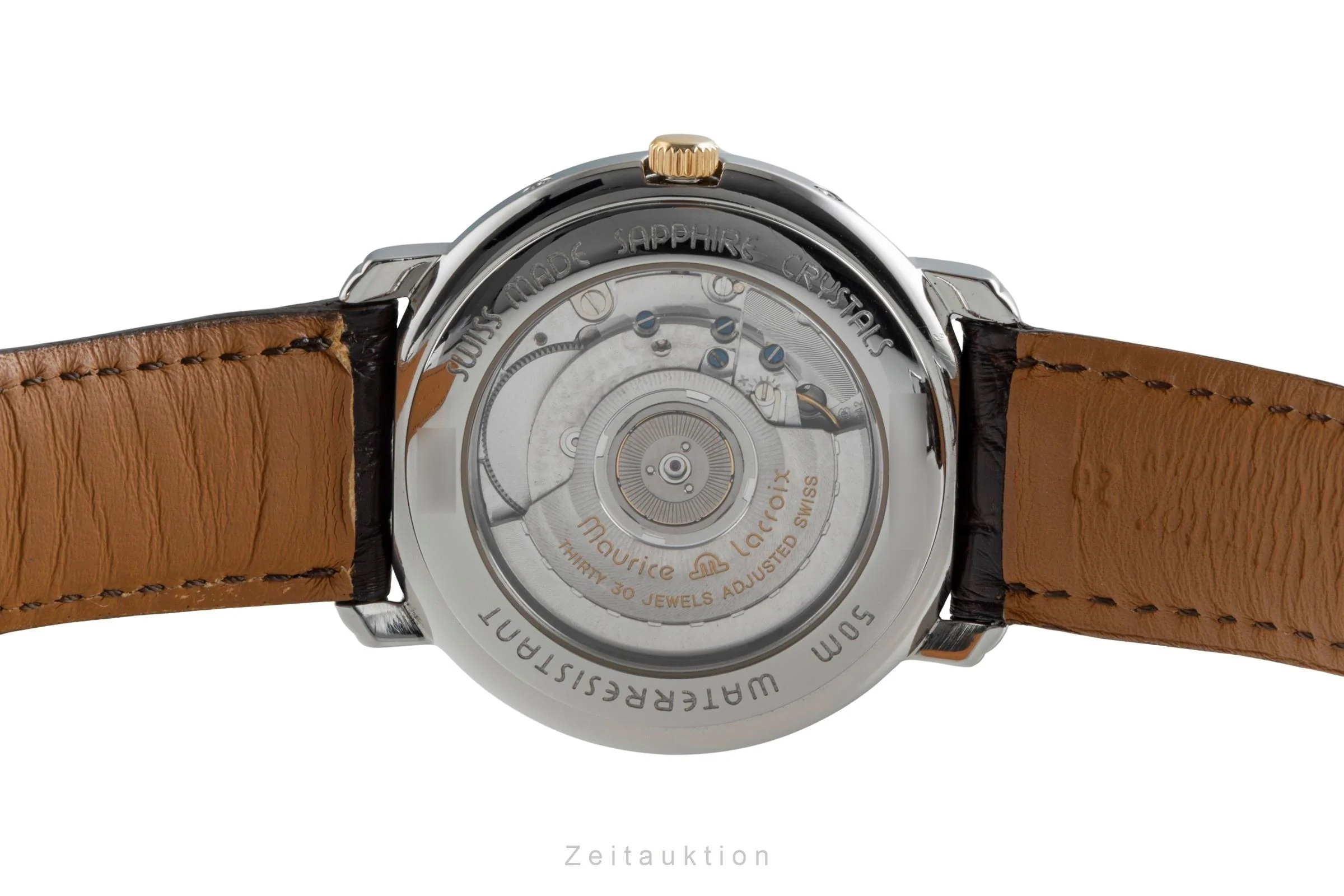 Maurice Lacroix Masterpiece steel / gold automatic men's watch 51670 Limited  [2506437] - Image 12