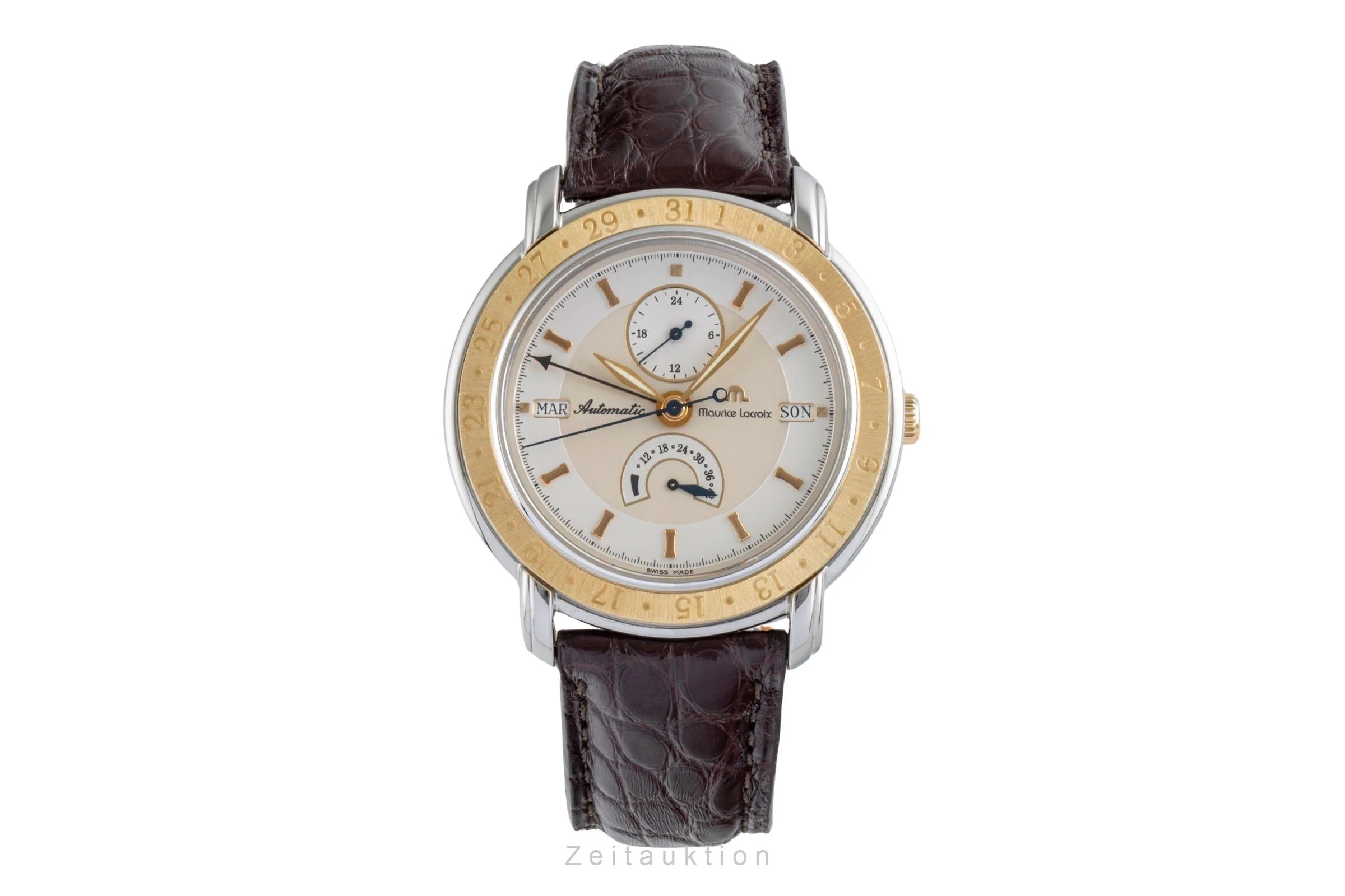 Maurice Lacroix Masterpiece steel / gold automatic men's watch 51670 Limited  [2506437] - Image 5