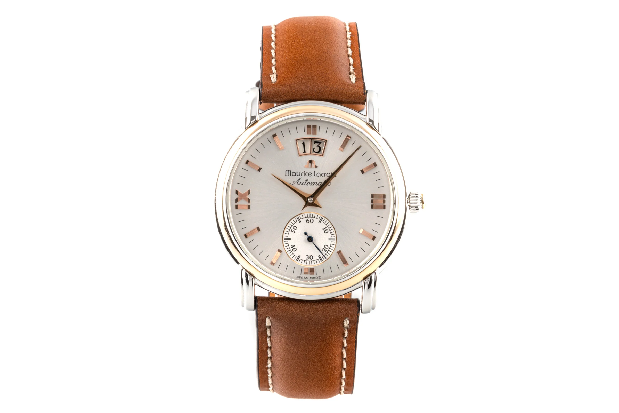 Maurice Lacroix Masterpiece steel / gold automatic men's watch 58789  [2204136] - Image 4