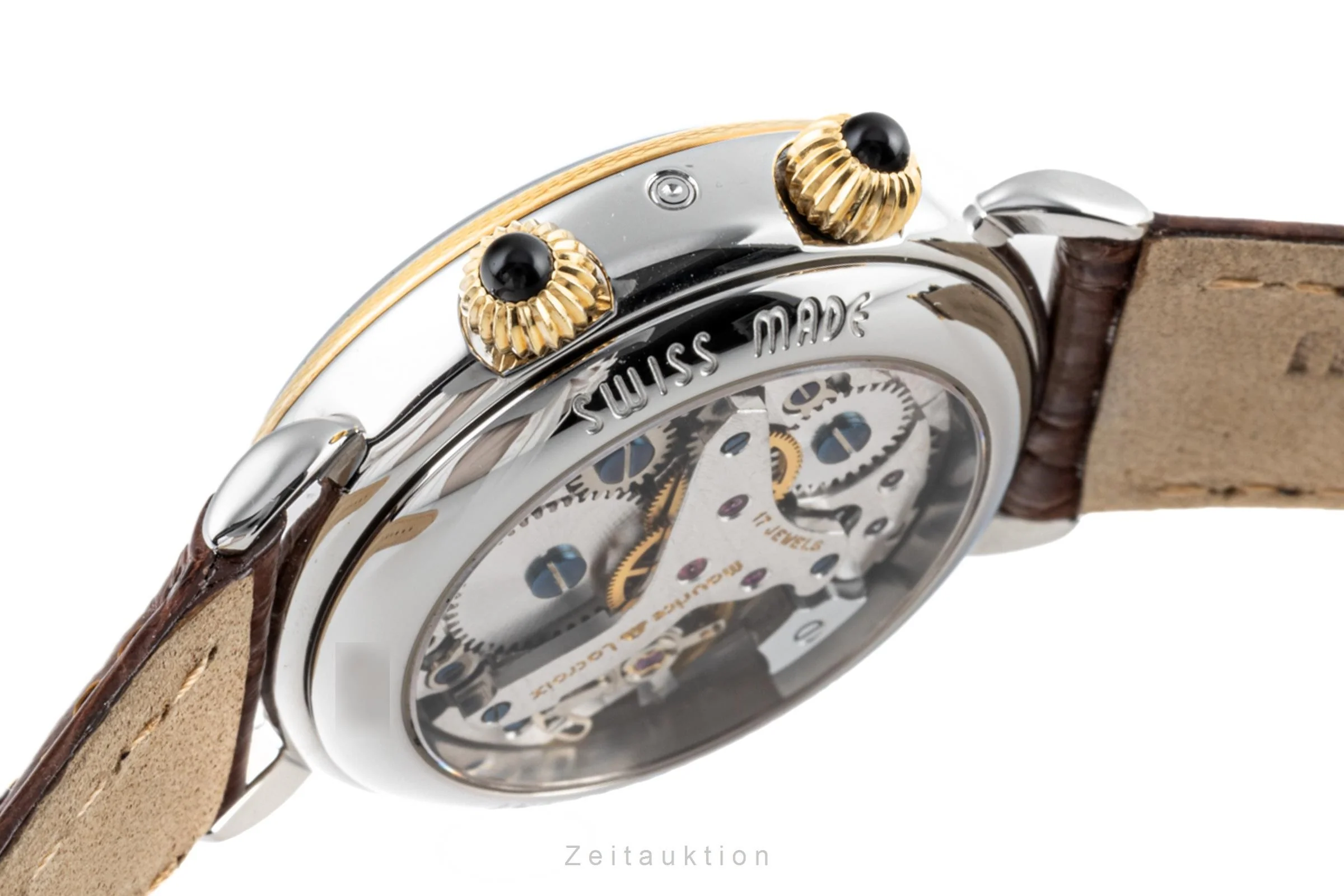 Maurice Lacroix Masterpiece steel / gold manual winding men's watch 63511  [2301634] - Image 10