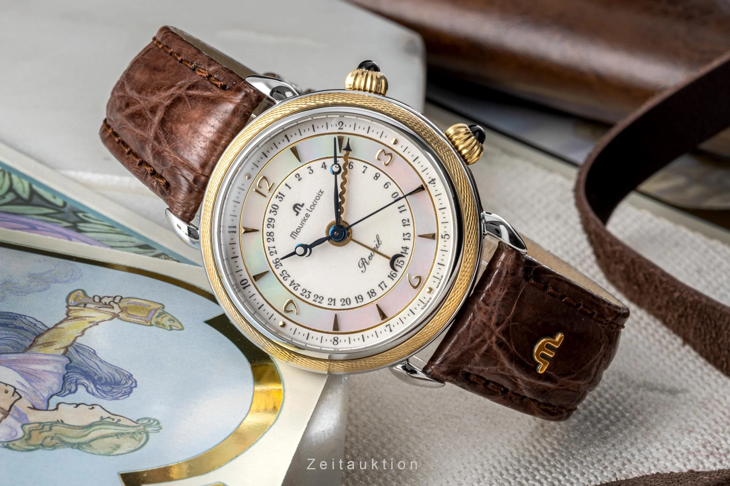Maurice Lacroix Masterpiece steel / gold manual winding men's watch 63511  [2301634] - Image 2