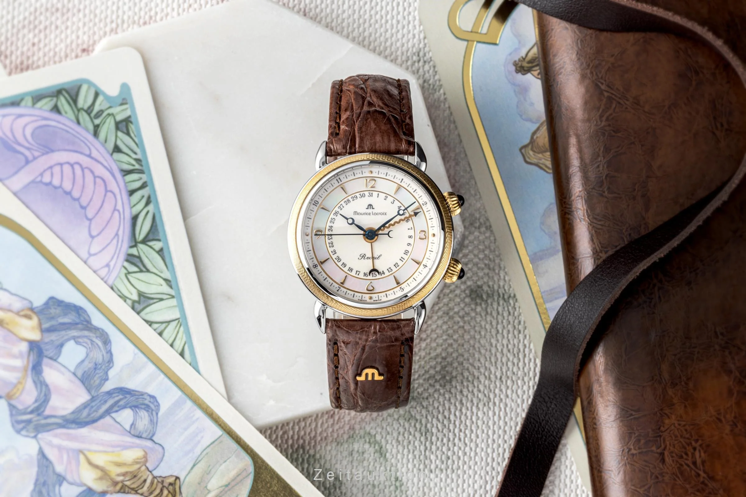 Maurice Lacroix Masterpiece steel / gold manual winding men's watch 63511  [2301634] - Image 3