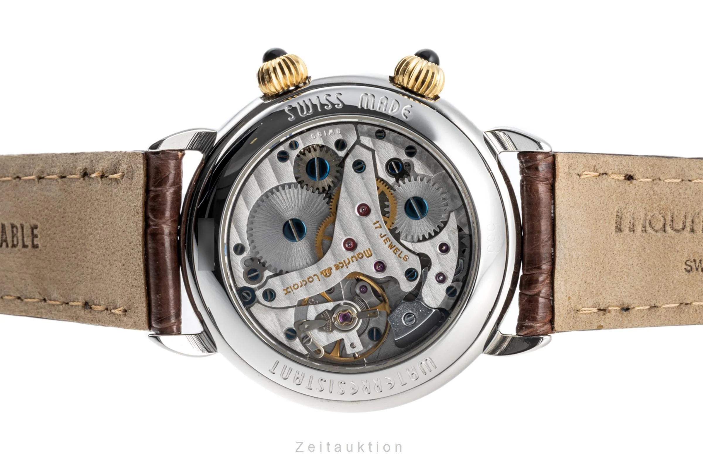 Maurice Lacroix Masterpiece steel / gold manual winding men's watch 63511  [2301634] - Image 9