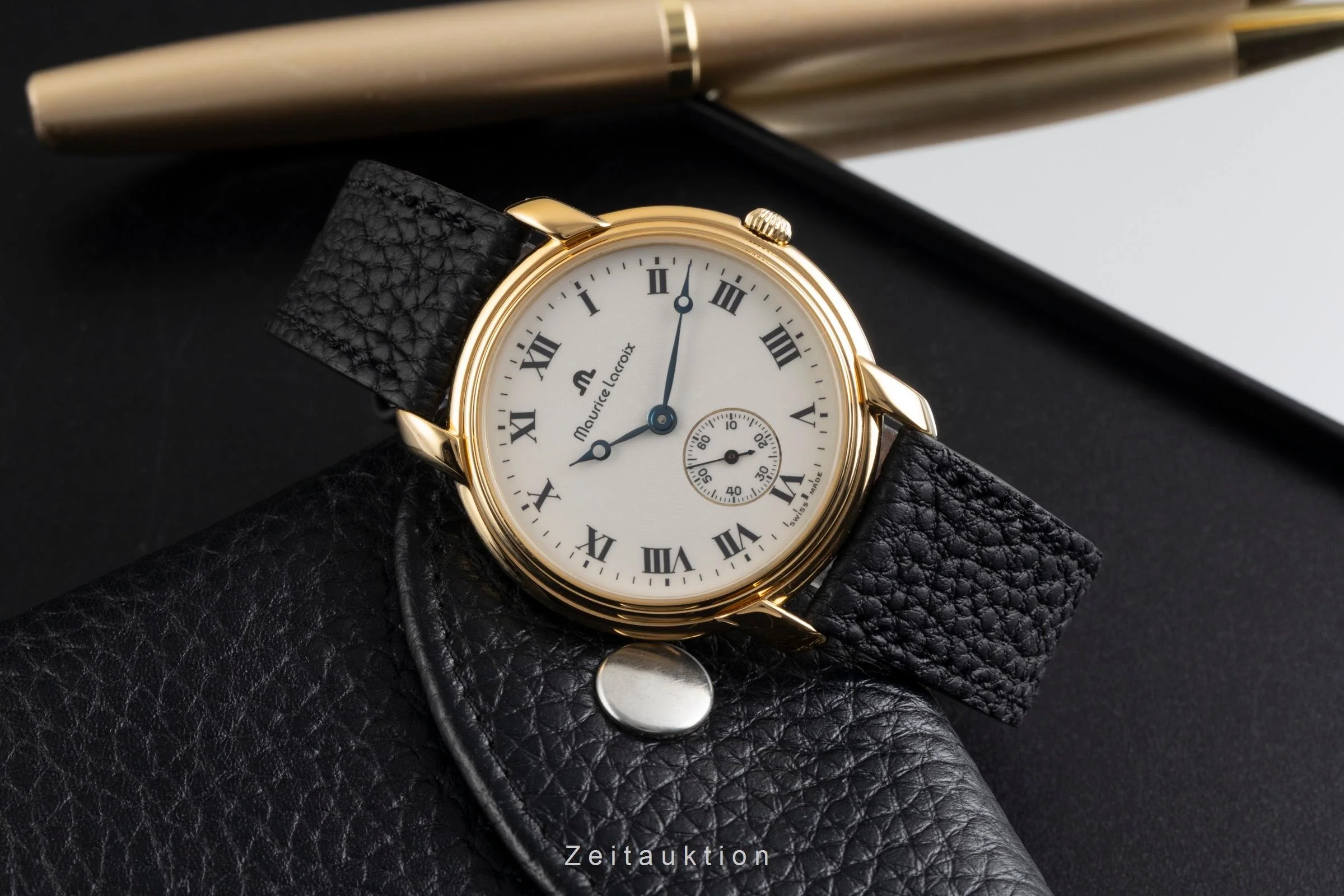Maurice Lacroix Mecanique gilt-brass manual winding men's watch 4905  [2600220] - Image 3