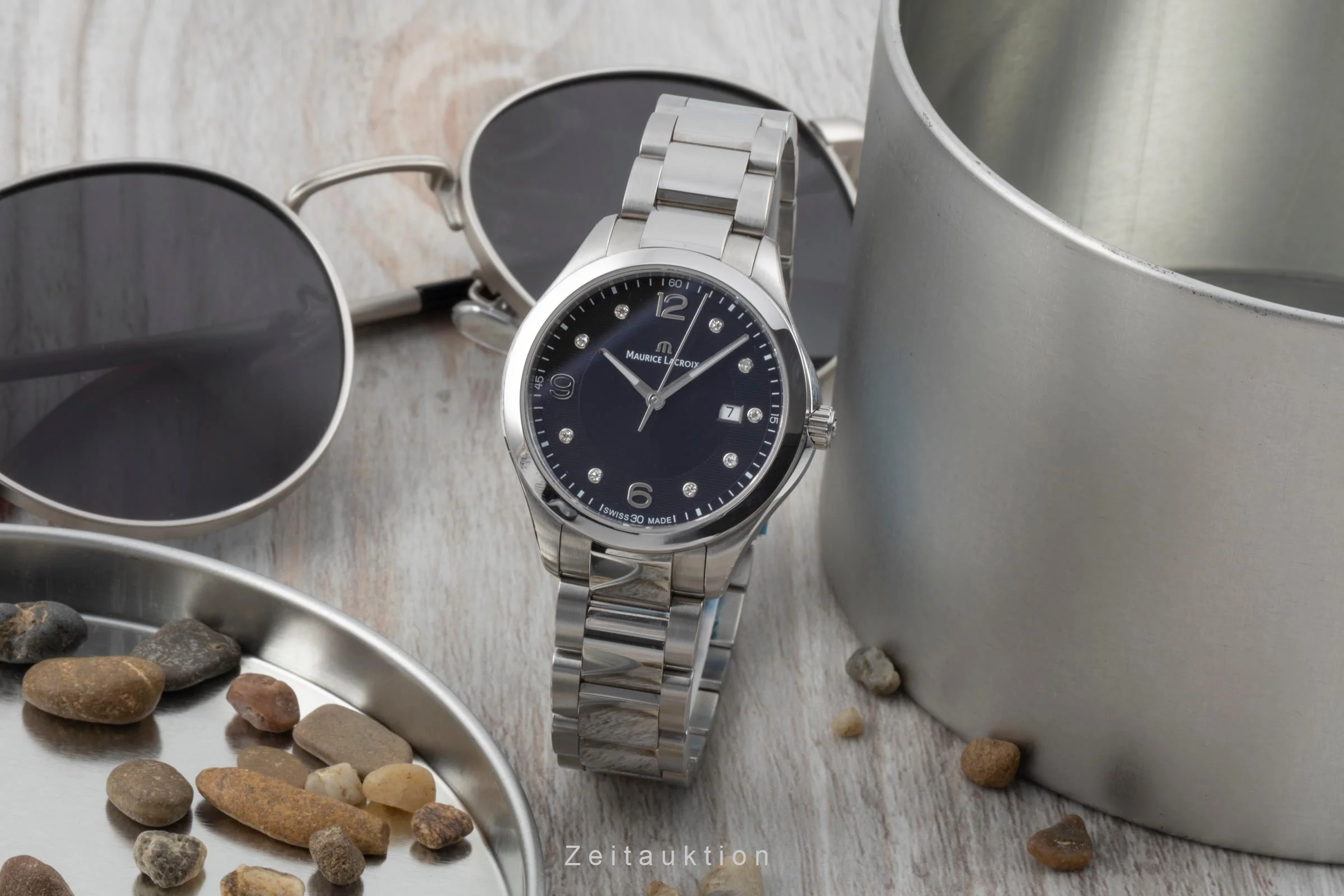 Maurice Lacroix Miros steel quartz women's watch MI1014-SS002-350  [2505821] - Image 4