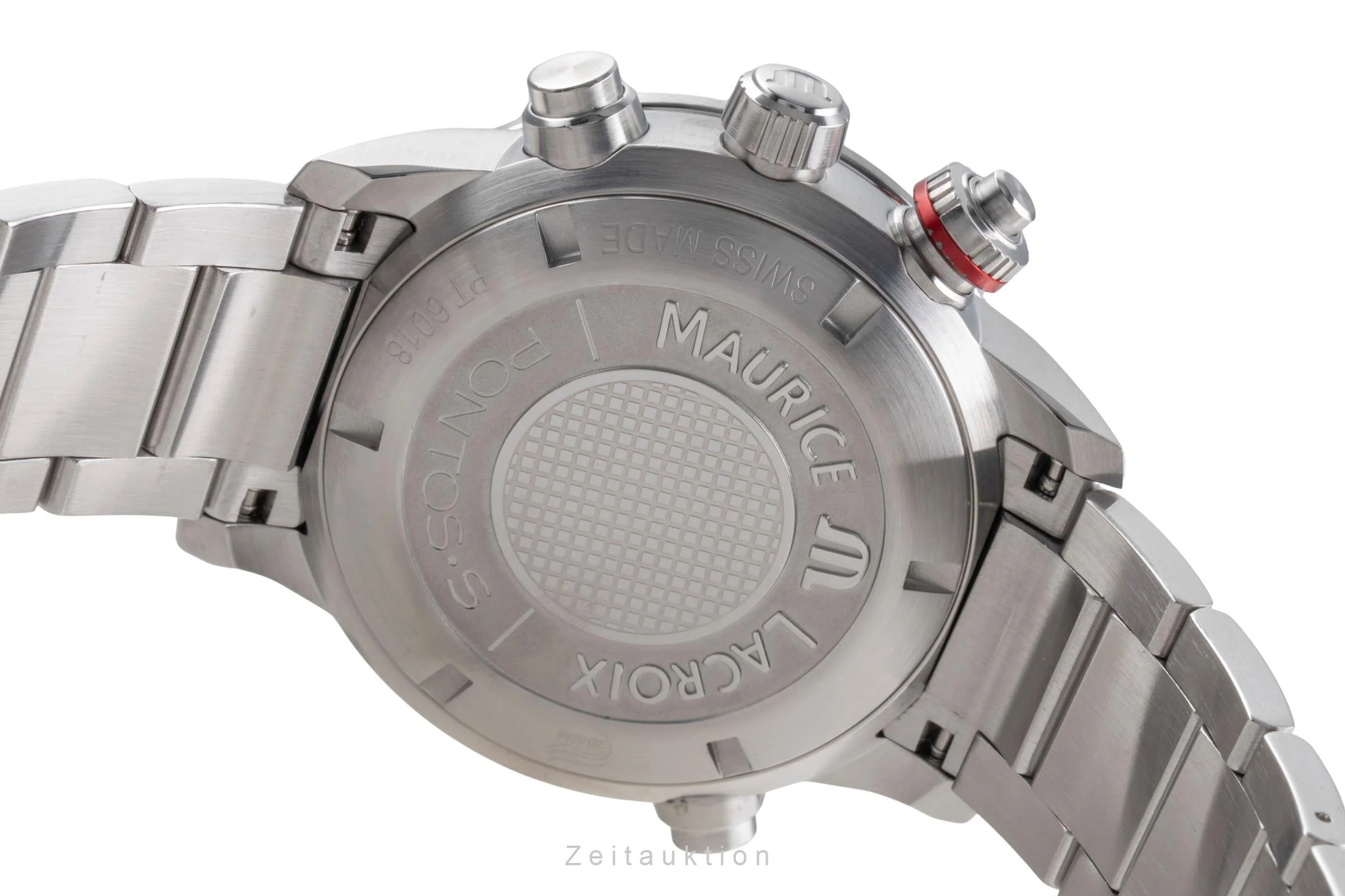 Maurice Lacroix Pontos chronograph steel automatic men's watch PT 6018-SS002-330-1  [2505302] - Image 11