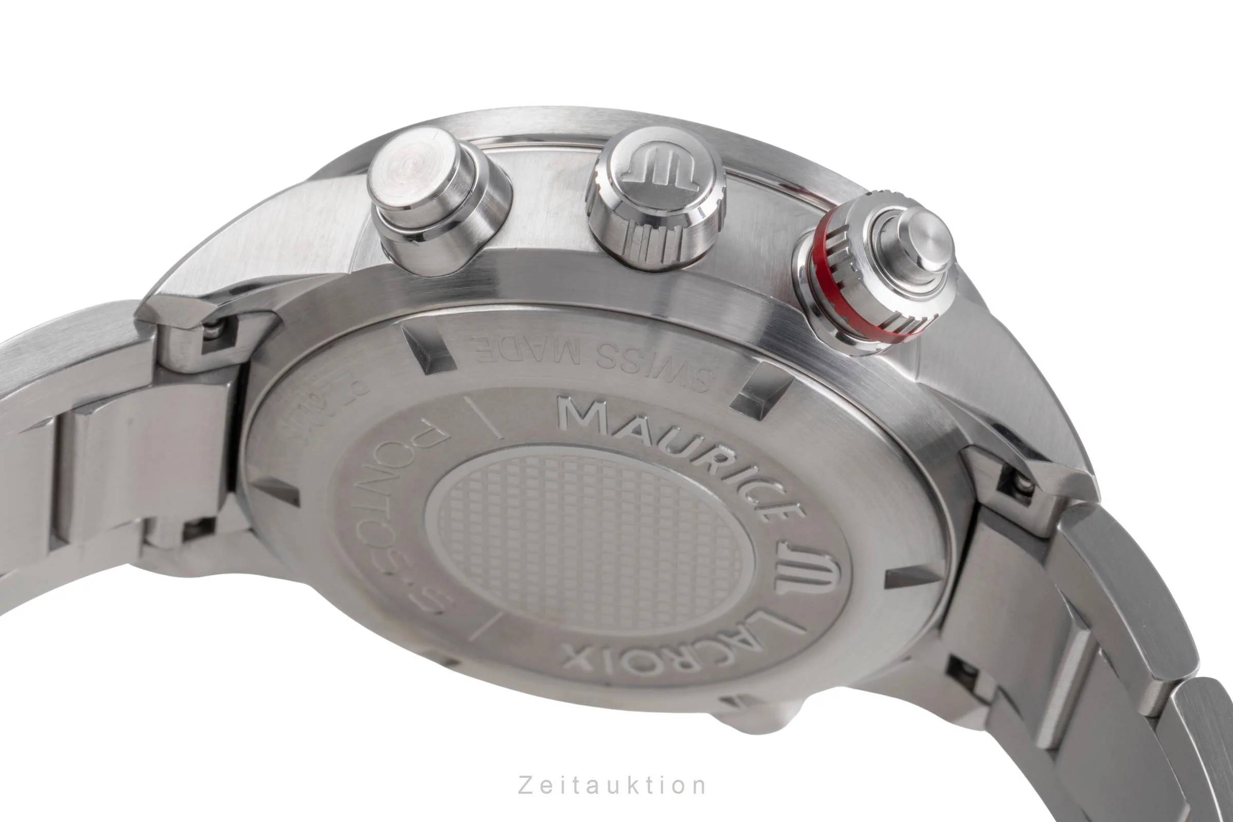 Maurice Lacroix Pontos chronograph steel automatic men's watch PT 6018-SS002-330-1  [2505302] - Image 12