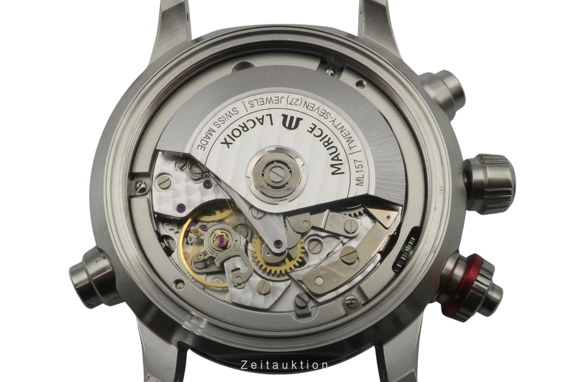 Maurice Lacroix Pontos chronograph steel automatic men's watch PT 6018-SS002-330-1  [2505302] - Image 14