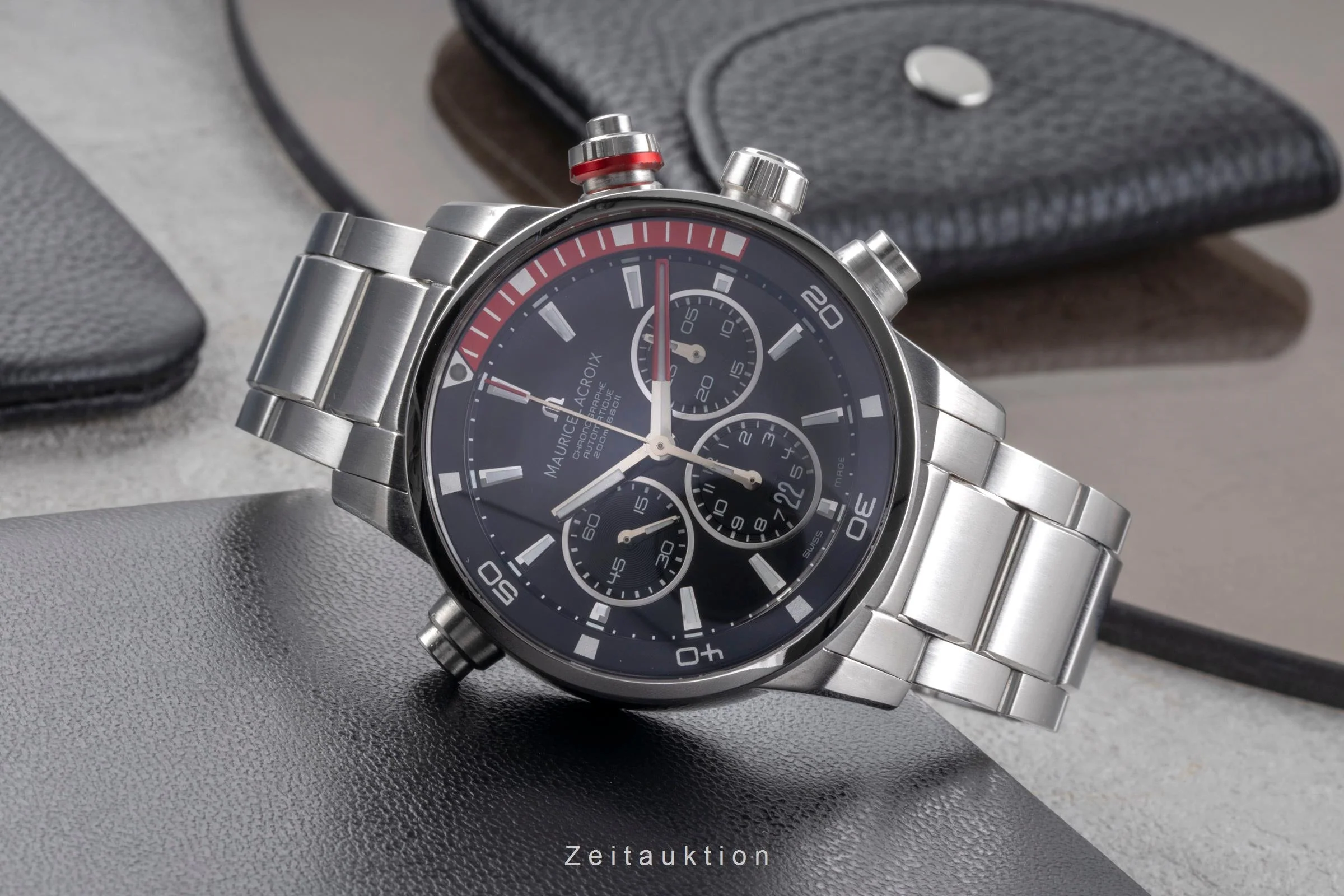 Maurice Lacroix Pontos chronograph steel automatic men's watch PT 6018-SS002-330-1  [2505302] - Image 3