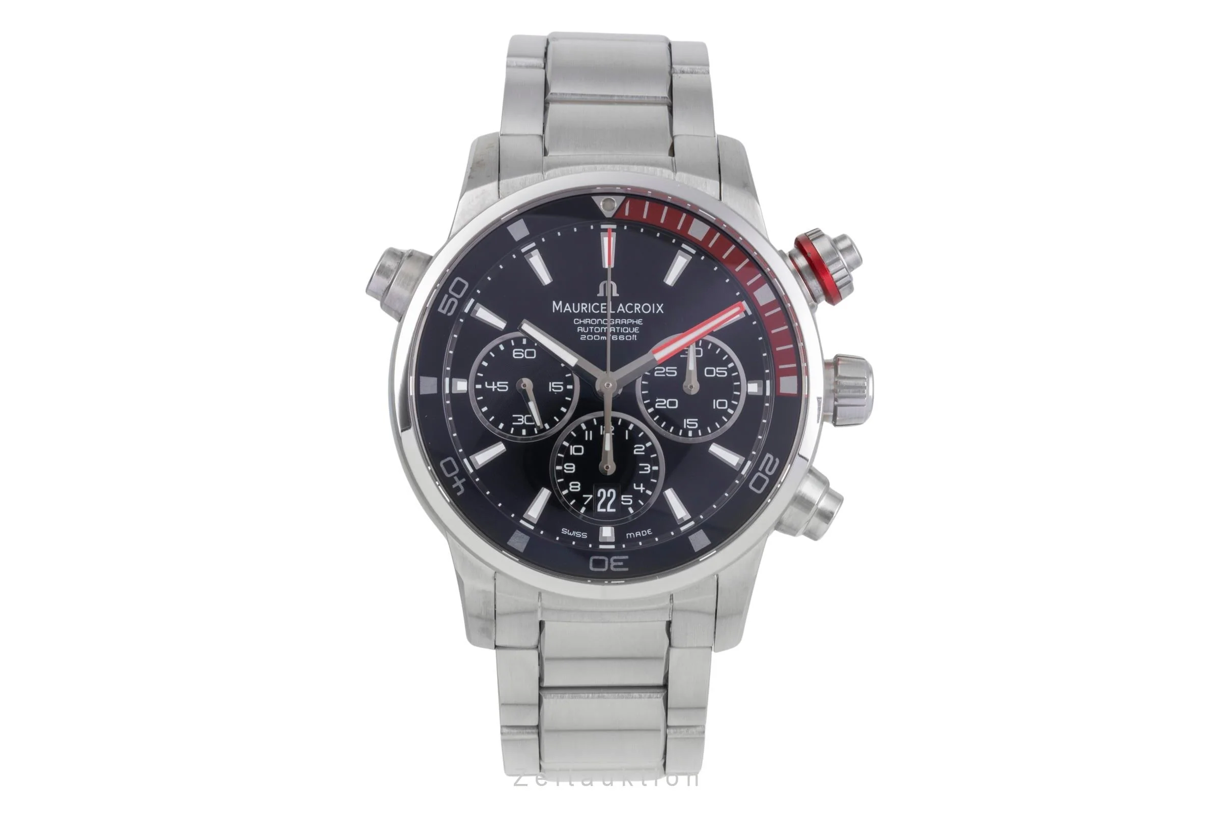 Maurice Lacroix Pontos chronograph steel automatic men's watch PT 6018-SS002-330-1  [2505302] - Image 5