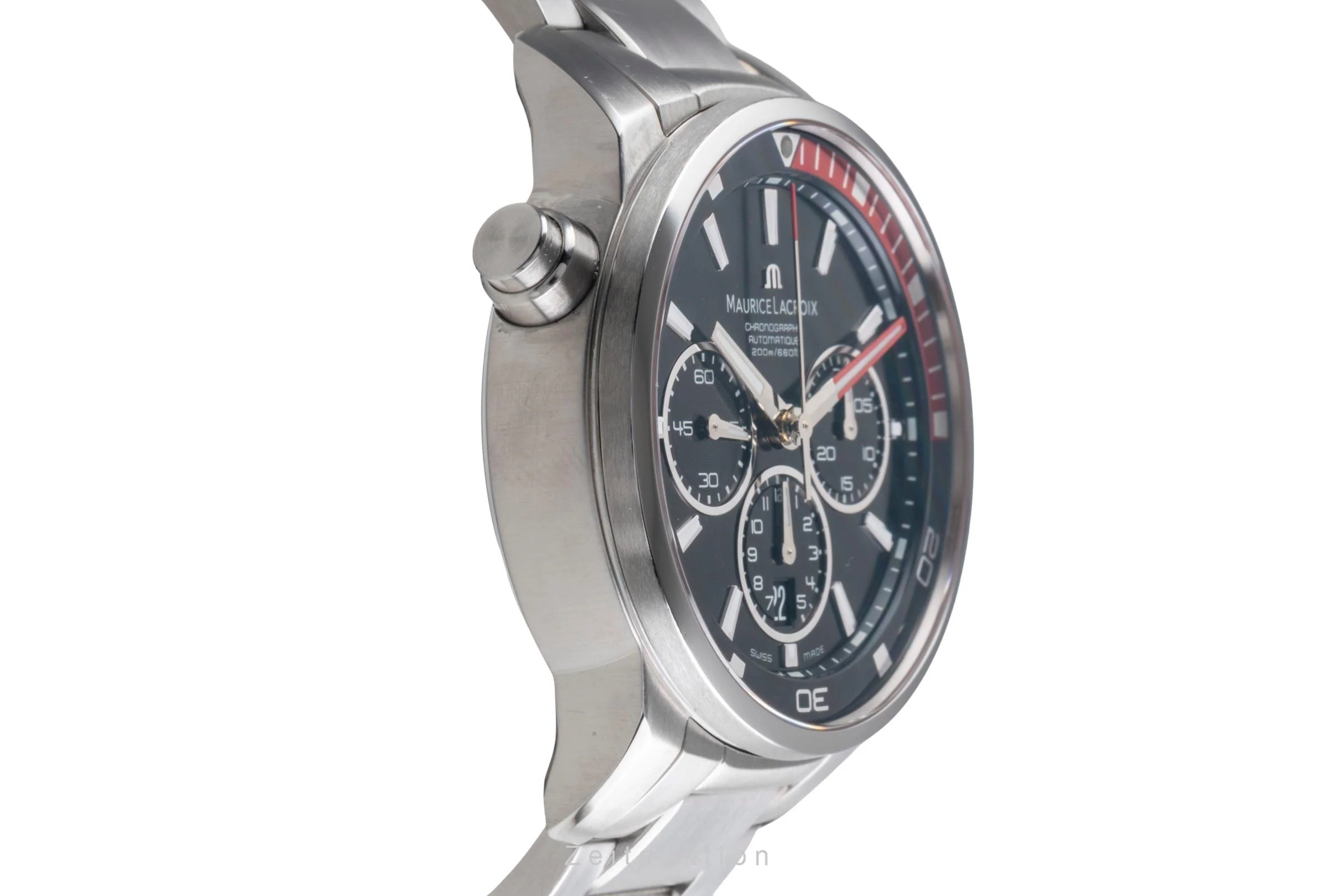 Maurice Lacroix Pontos chronograph steel automatic men's watch PT 6018-SS002-330-1  [2505302] - Image 8