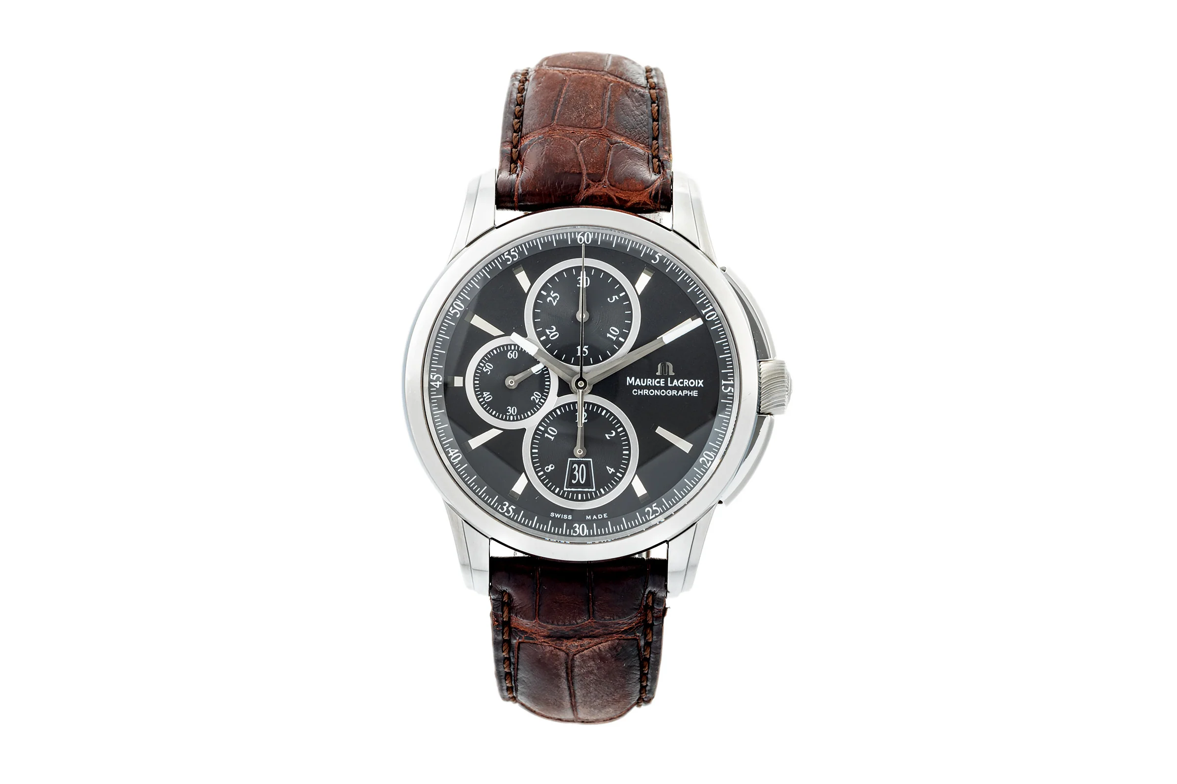 Maurice Lacroix Pontos chronograph steel automatic men's watch PT6178/88  [2303168] - Image 4