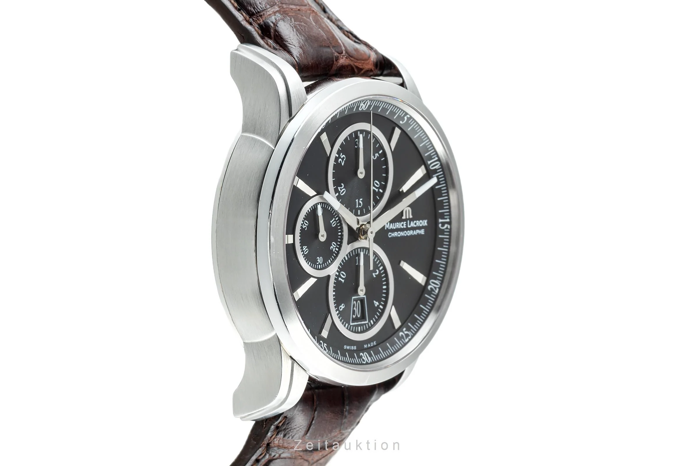 Maurice Lacroix Pontos chronograph steel automatic men's watch PT6178/88  [2303168] - Image 6