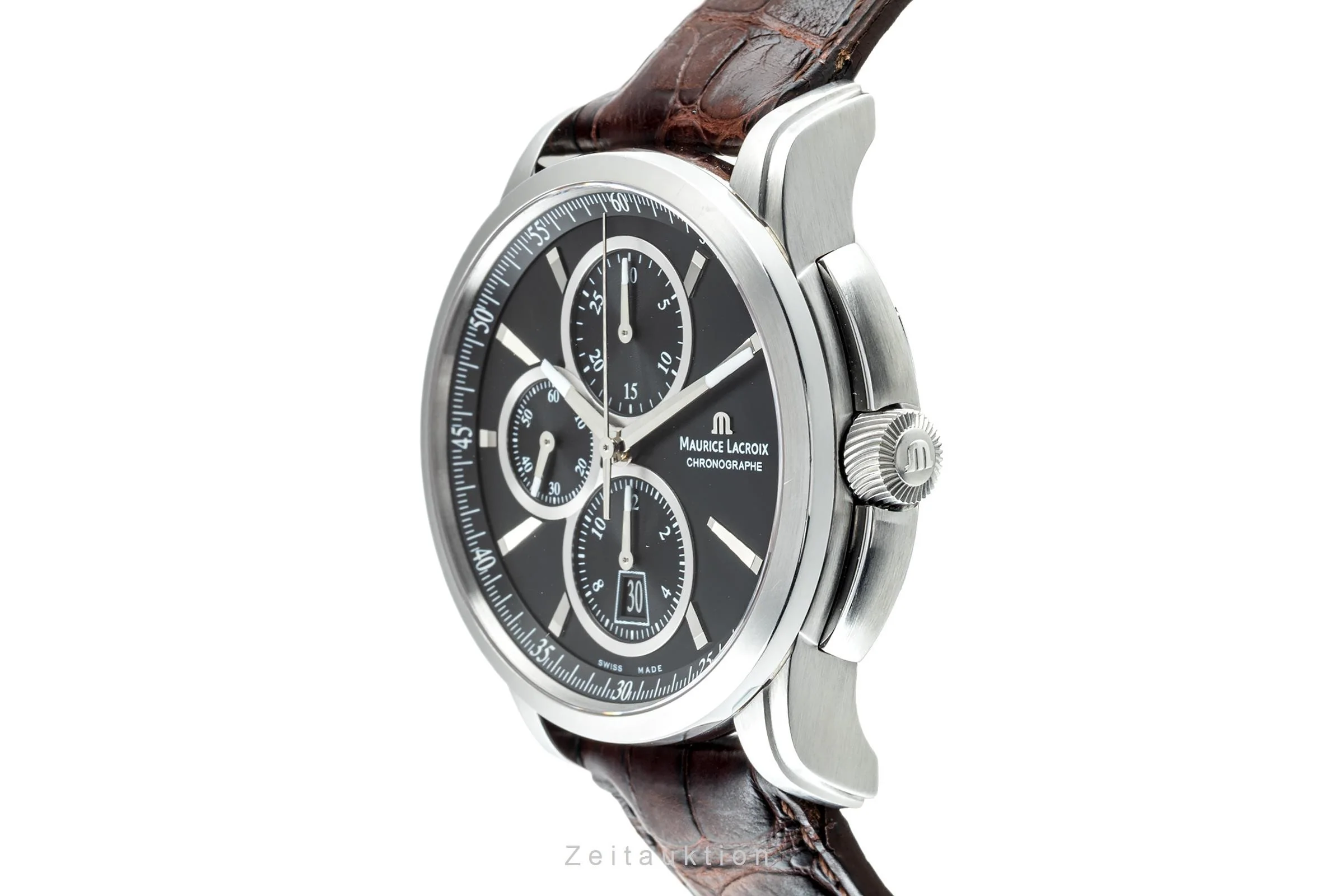 Maurice Lacroix Pontos chronograph steel automatic men's watch PT6178/88  [2303168] - Image 7