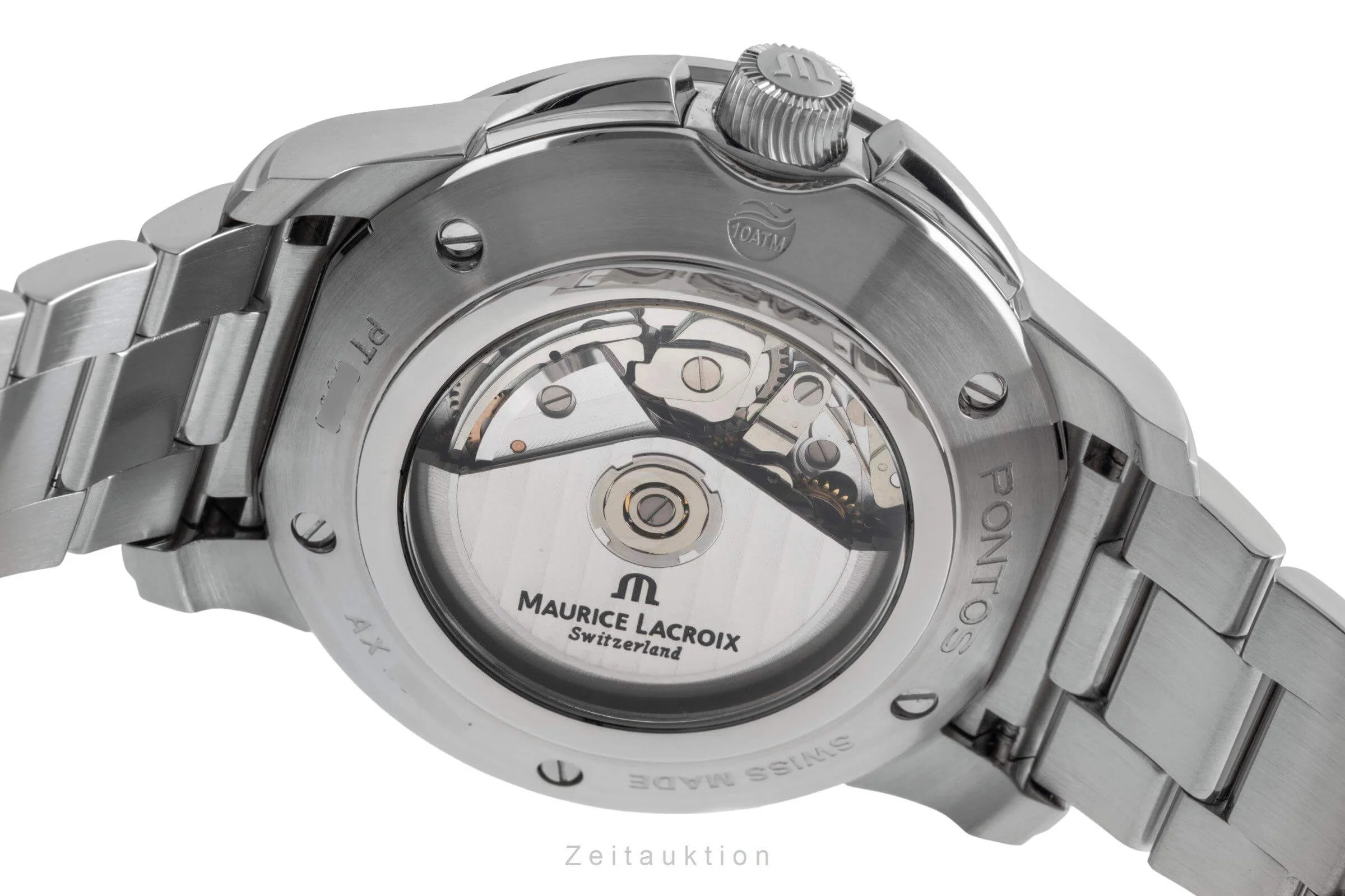 Maurice Lacroix Pontos chronograph steel automatic men's watch PT6388  [2501943] - Image 11