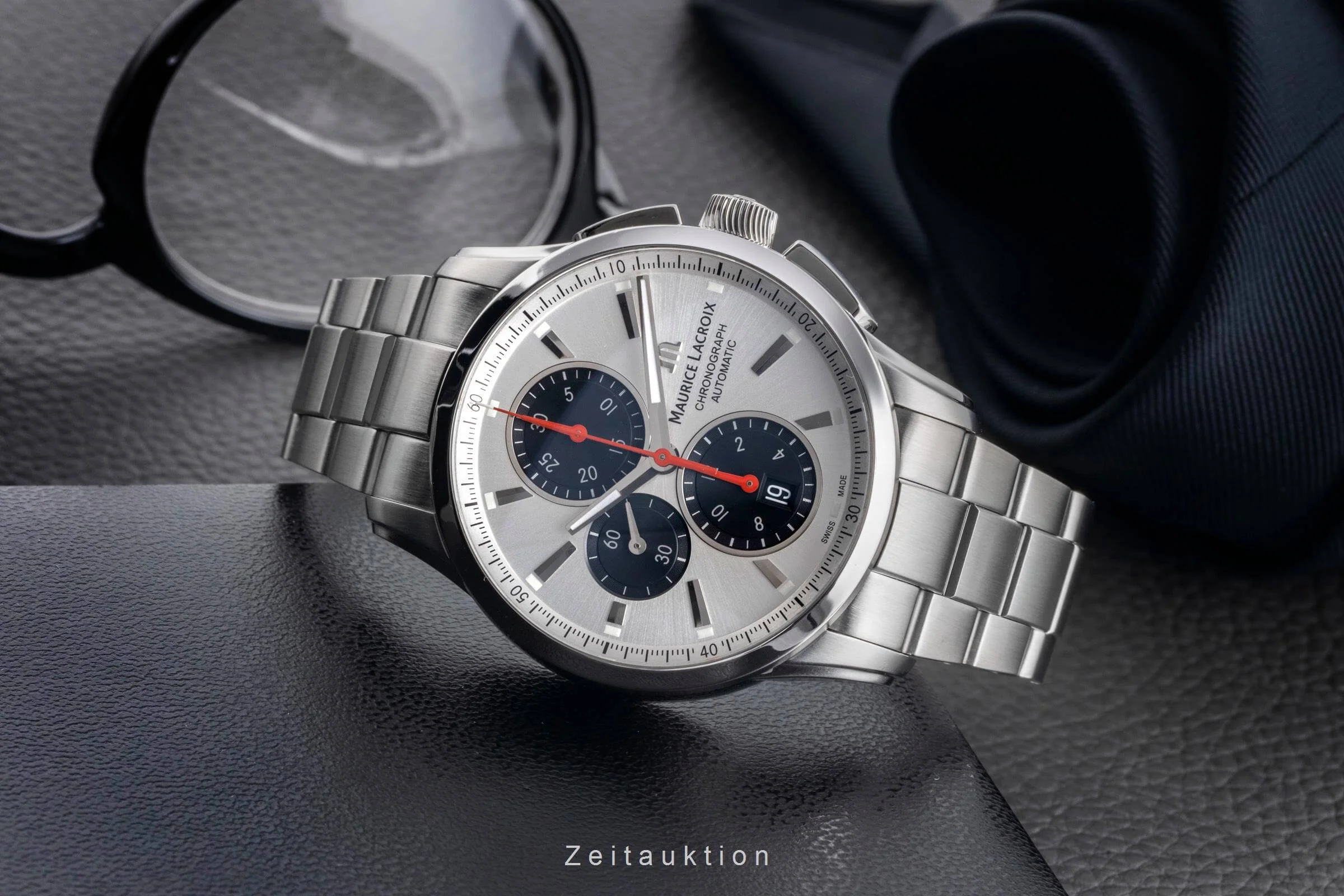 Maurice Lacroix Pontos chronograph steel automatic men's watch PT6388  [2501943] - Image 3
