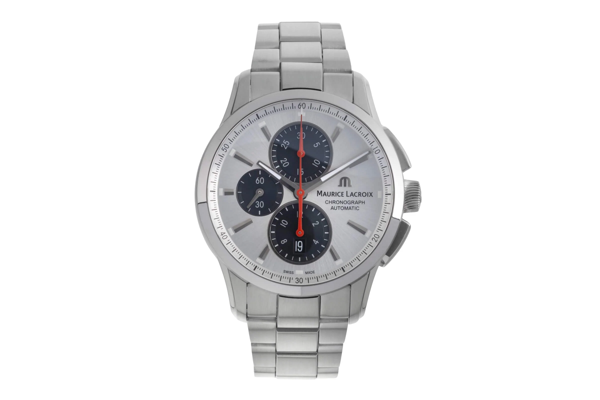 Maurice Lacroix Pontos chronograph steel automatic men's watch PT6388  [2501943] - Image 5