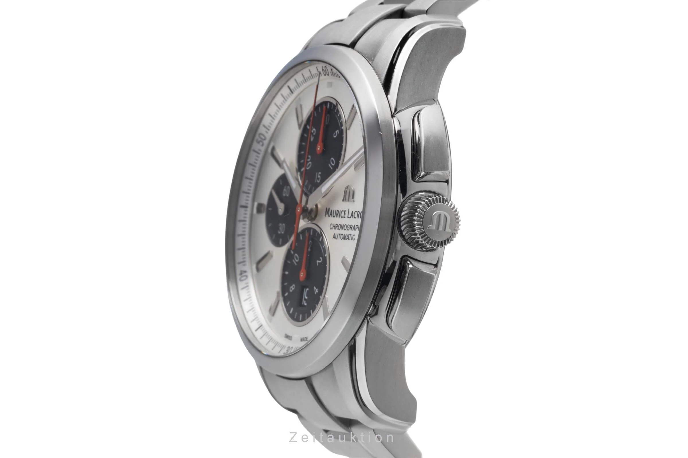 Maurice Lacroix Pontos chronograph steel automatic men's watch PT6388  [2501943] - Image 7