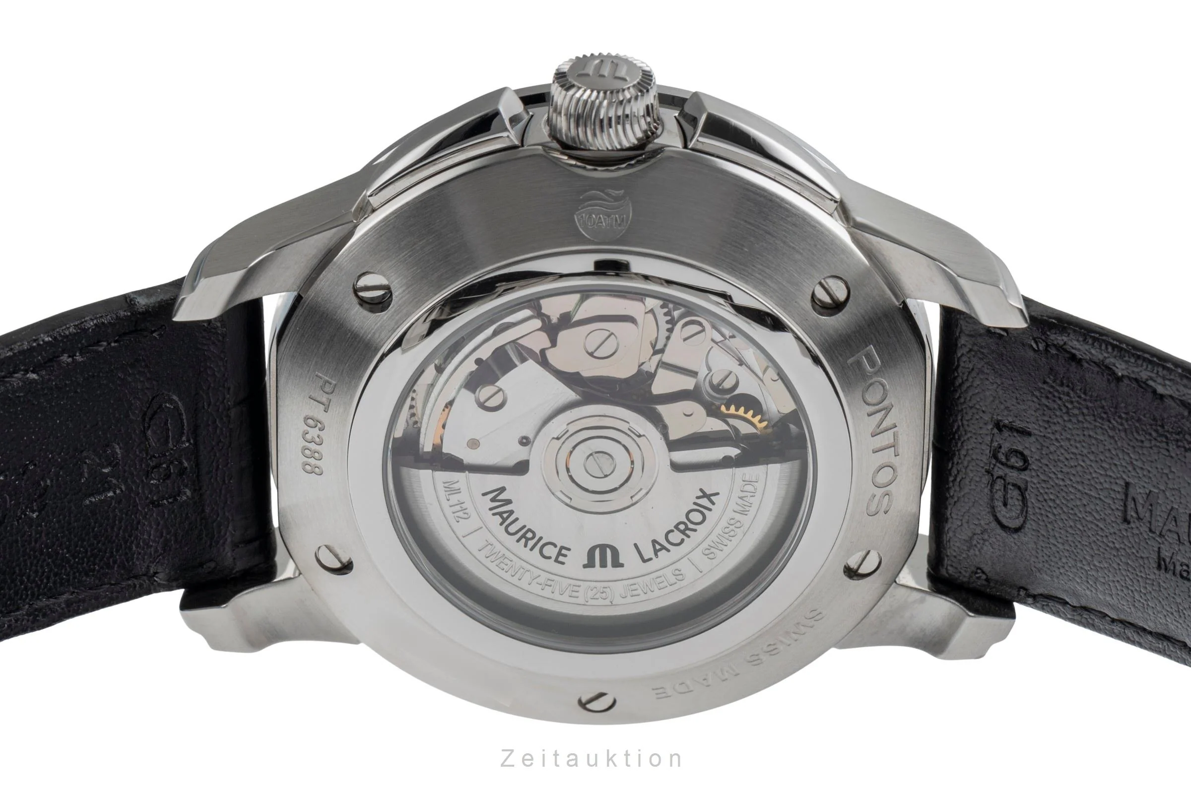 Maurice Lacroix Pontos chronograph steel automatic men's watch PT6388-SS001-13/1  [2504439] - Image 11
