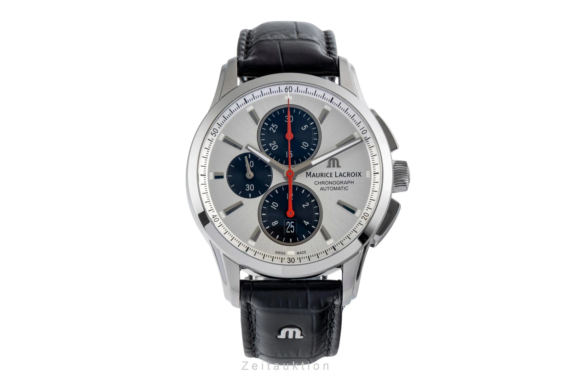Maurice Lacroix Pontos chronograph steel automatic men's watch PT6388-SS001-13/1  [2504439] - Image 5