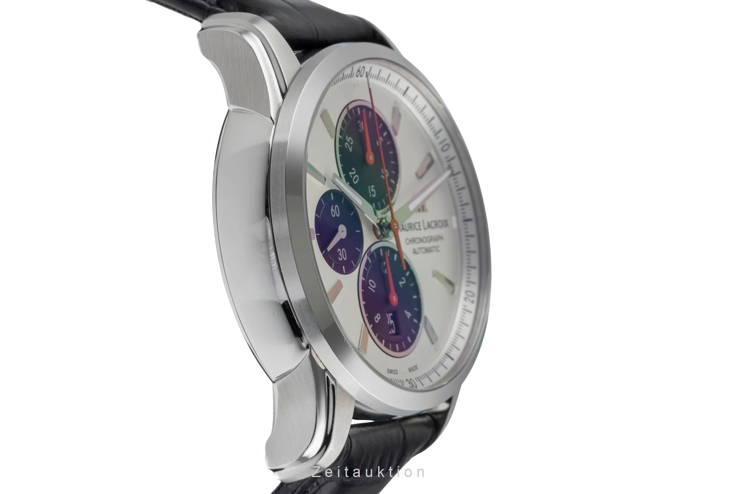 Maurice Lacroix Pontos chronograph steel automatic men's watch PT6388-SS001-13/1  [2504439] - Image 8