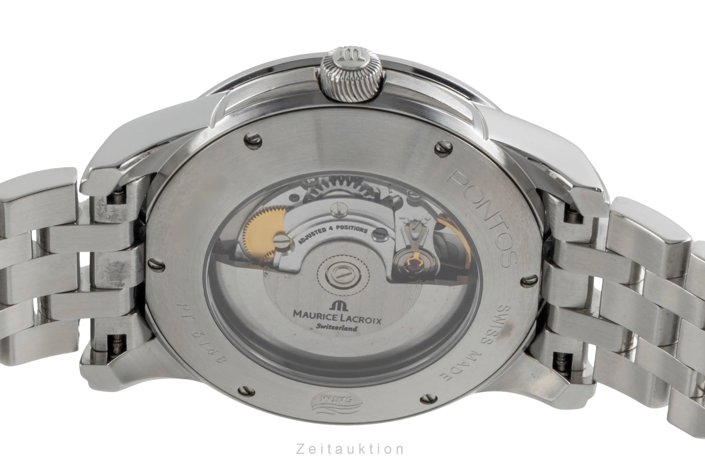 Maurice Lacroix Pontos steel automatic men's watch PT6148  [2506983] - Image 12