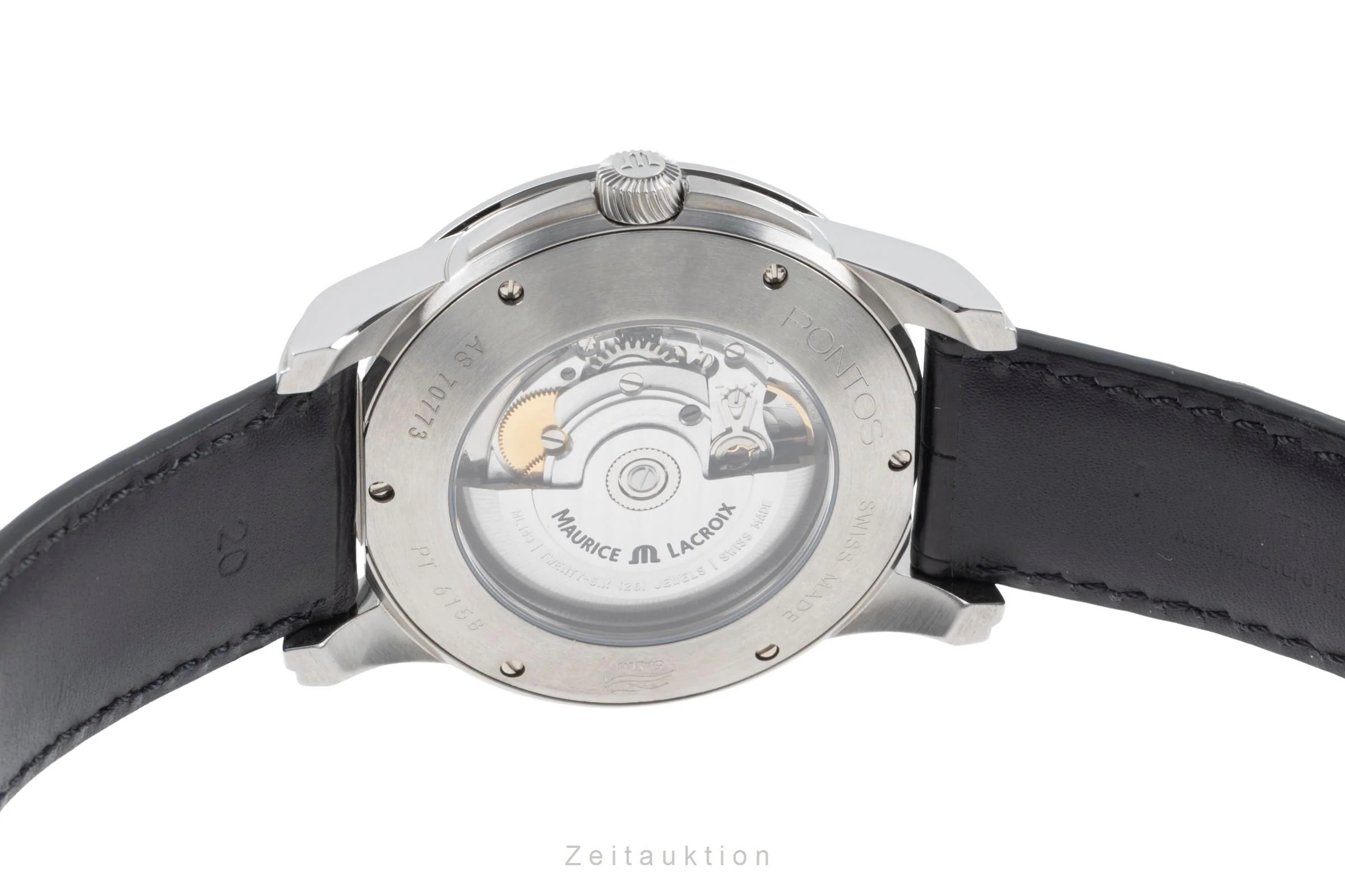 Maurice Lacroix Pontos steel automatic men's watch PT6158-SS001-13E  [2505824] - Image 11