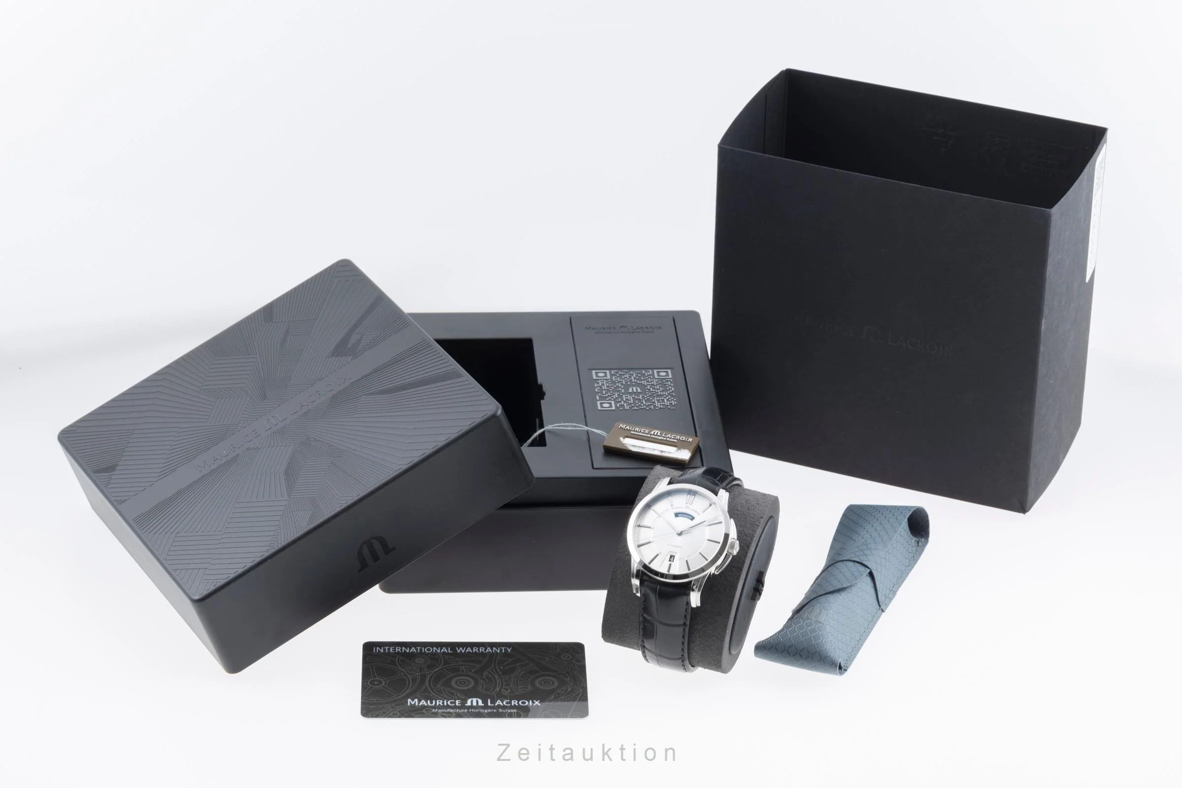 Maurice Lacroix Pontos steel automatic men's watch PT6158-SS001-13E  [2505824] - Image 9