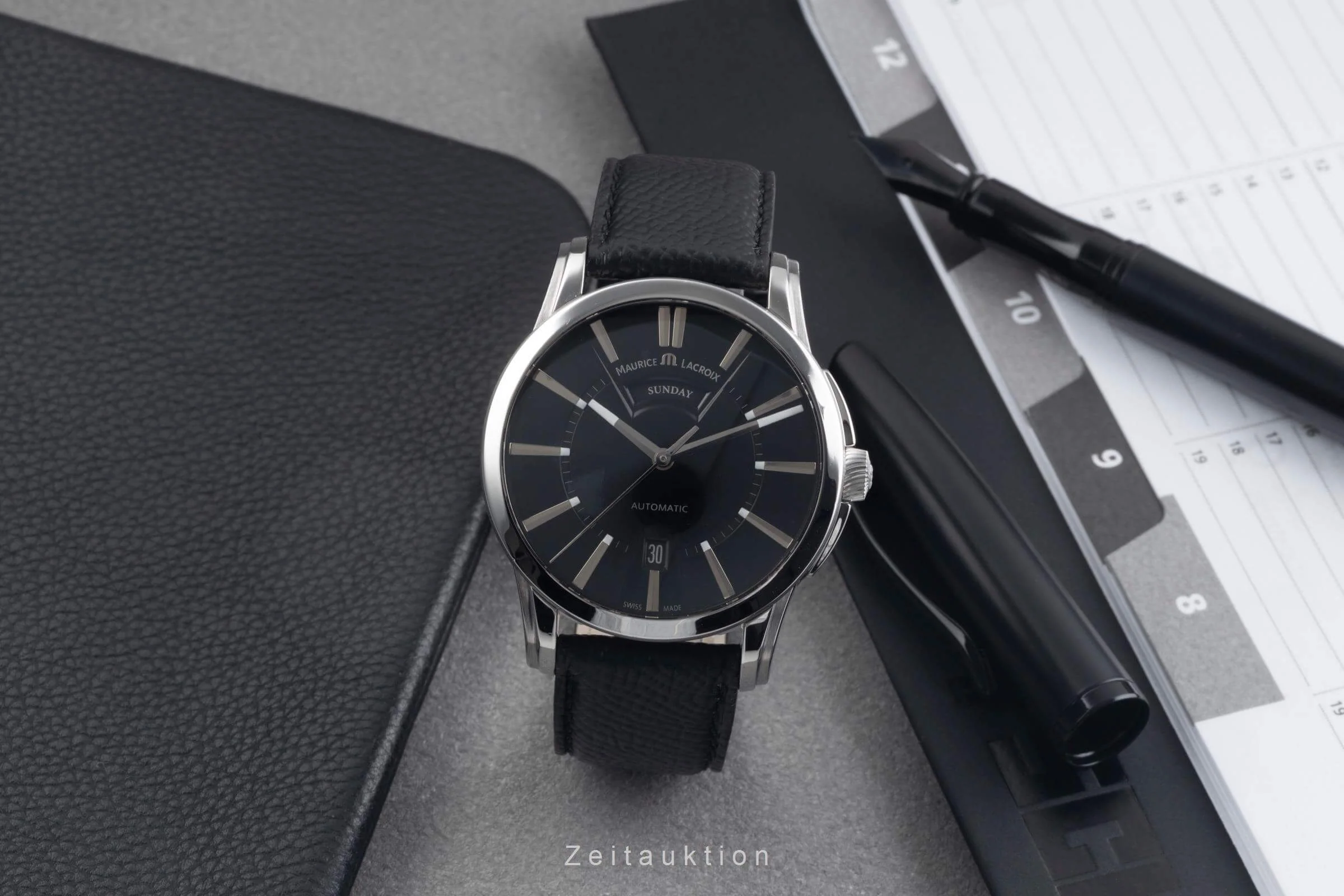 Maurice Lacroix Pontos steel automatic men's watch PT6158-SS001-33E  [2500571] - Image 4