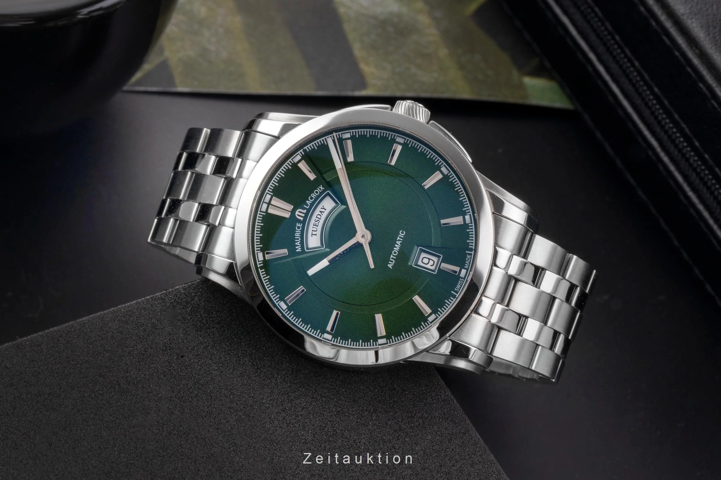 Maurice Lacroix Pontos steel automatic men's watch PT6158-SS002-63E-1  [2505140] - Image 3