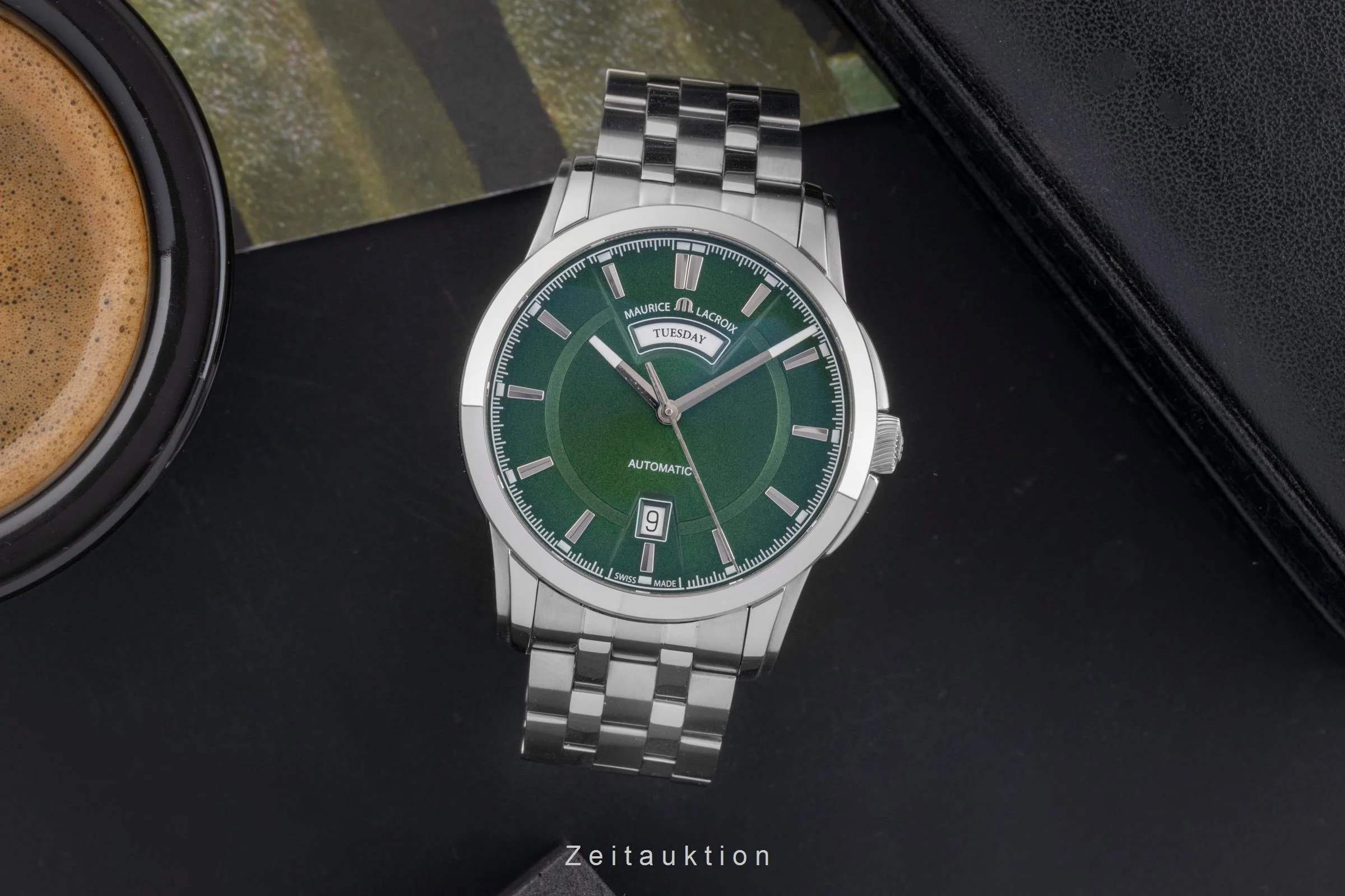 Maurice Lacroix Pontos steel automatic men's watch PT6158-SS002-63E-1  [2505140] - Image 4