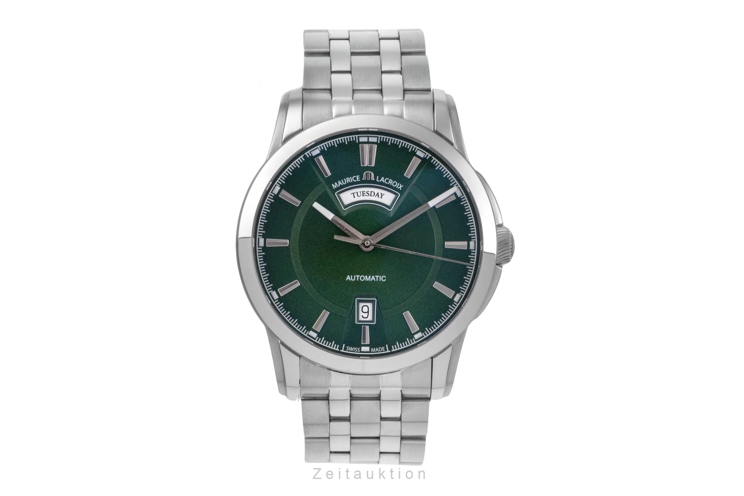 Maurice Lacroix Pontos steel automatic men's watch PT6158-SS002-63E-1  [2505140] - Image 5
