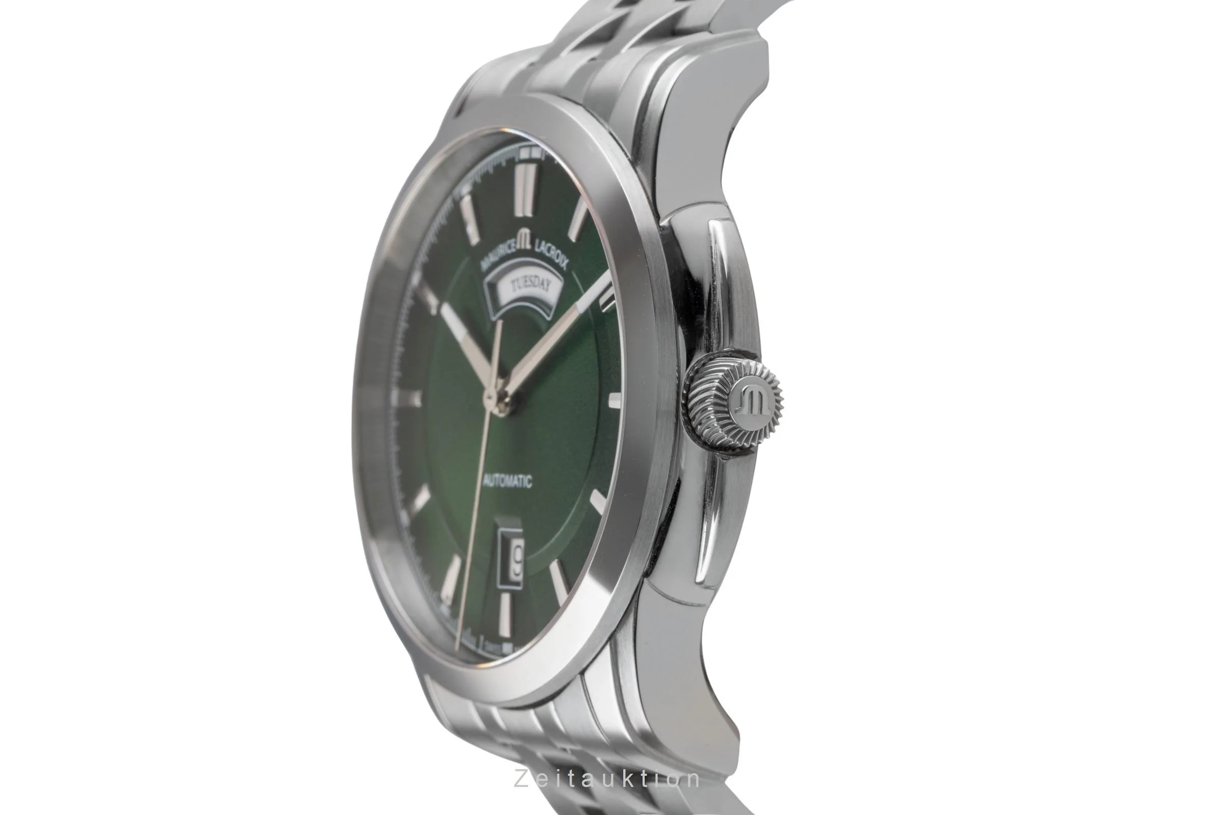 Maurice Lacroix Pontos steel automatic men's watch PT6158-SS002-63E-1  [2505140] - Image 7