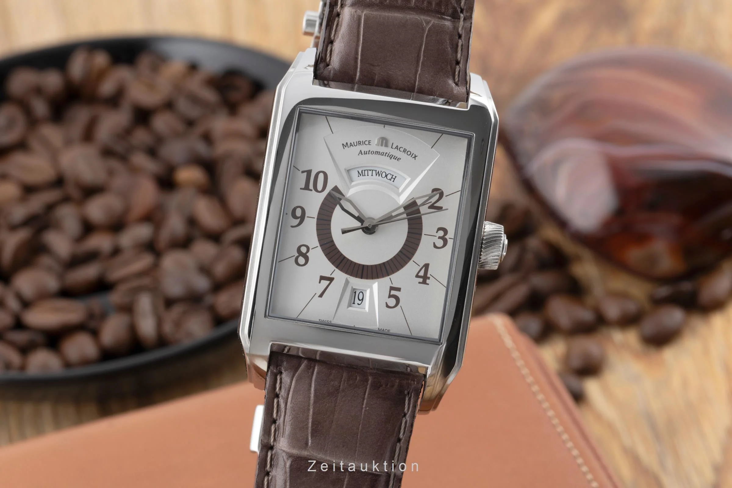 Maurice Lacroix Pontos steel automatic men's watch PT6177-SS001-12G	 Limited  [2506774] - Image 2