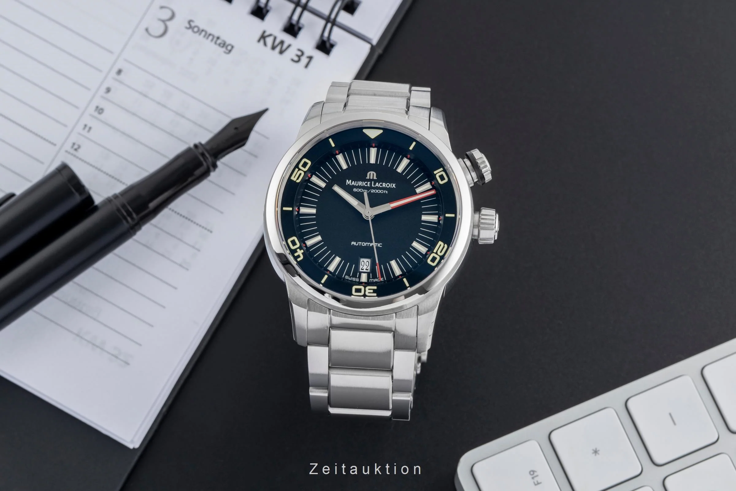 Maurice Lacroix Pontos steel automatic men's watch PT6248-55002-330	  [2503024] - Image 4