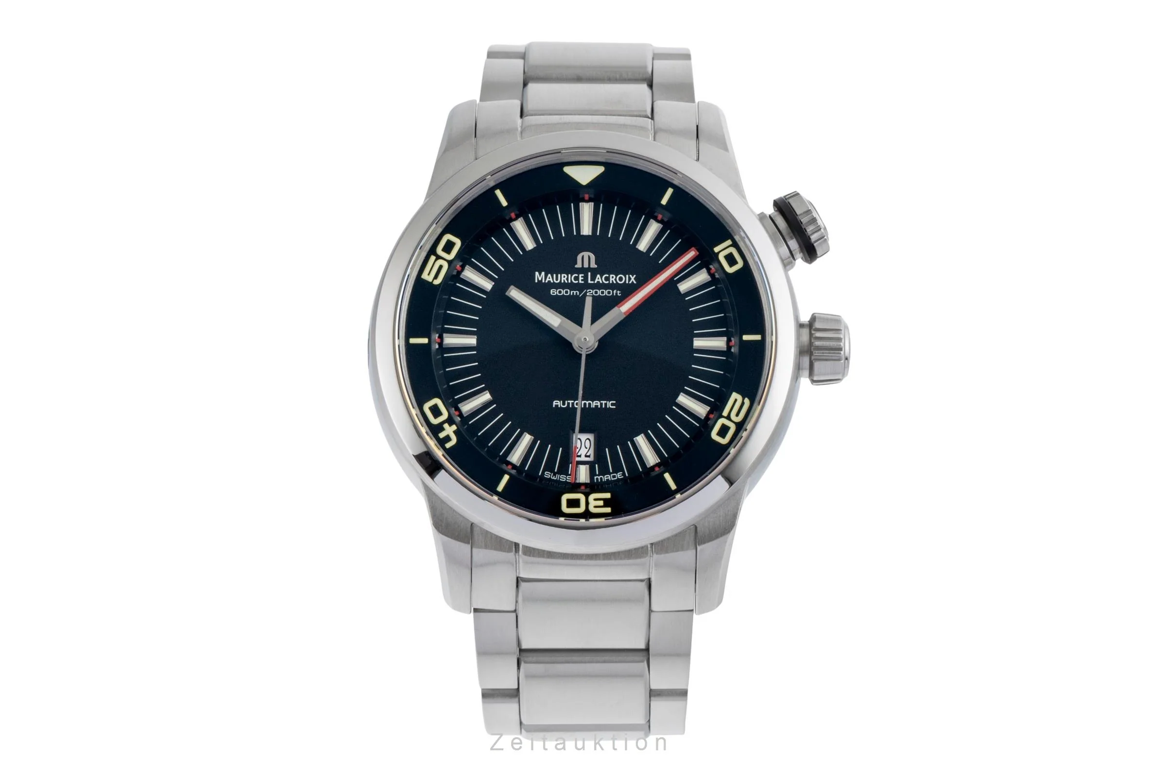 Maurice Lacroix Pontos steel automatic men's watch PT6248-55002-330	  [2503024] - Image 5